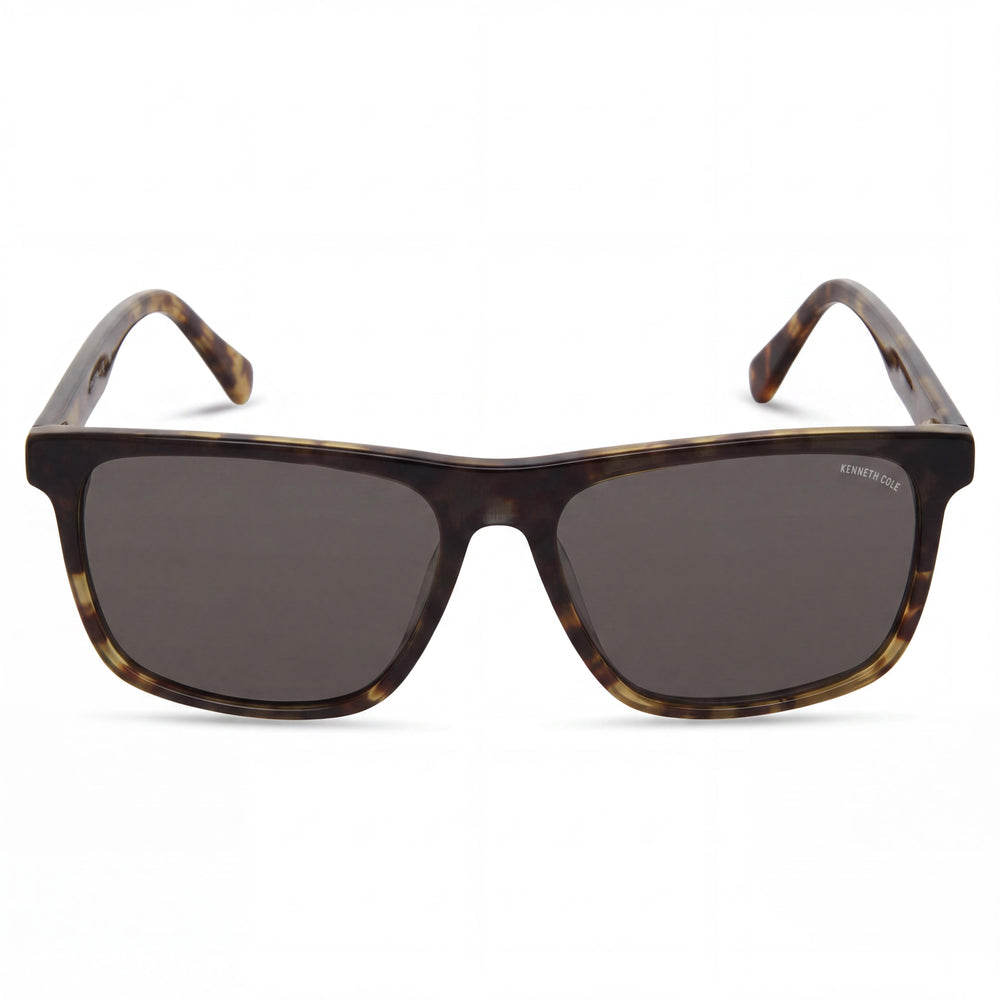 Kenneth Cole KC5605N Black Green Rectangle Sunglasses for Women, 56mm