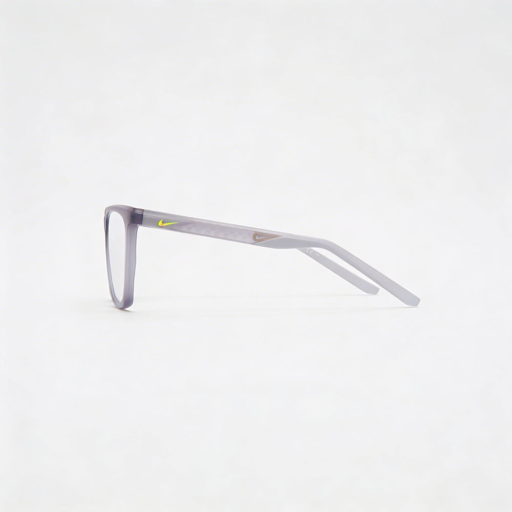 Nike Classic Unisex Injected Frame Polycarbonate Lens Eyeglasses Matte Wolf Grey 53mm Non-Polarized
