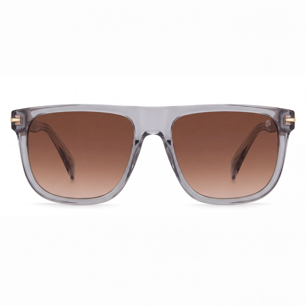 Gafas de sol David Beckham Db 7111/S de acetato para mujer, cuadradas, sombreadas en gris-marrón, no polarizadas, UV 400, 56-17-145, Photo 2