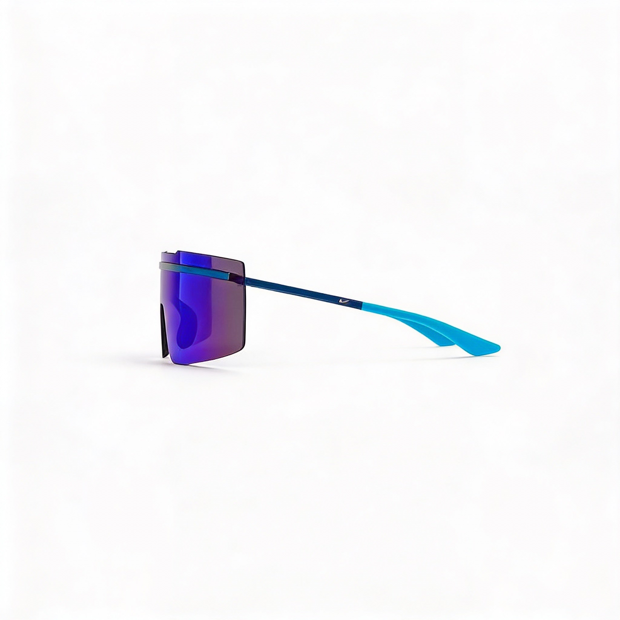 Nike Classic Unisex Blue Metal Frame Road Tint Anti-Fog Anti-Reflective 100% UV400 Protection Sunglasses, Photo 2