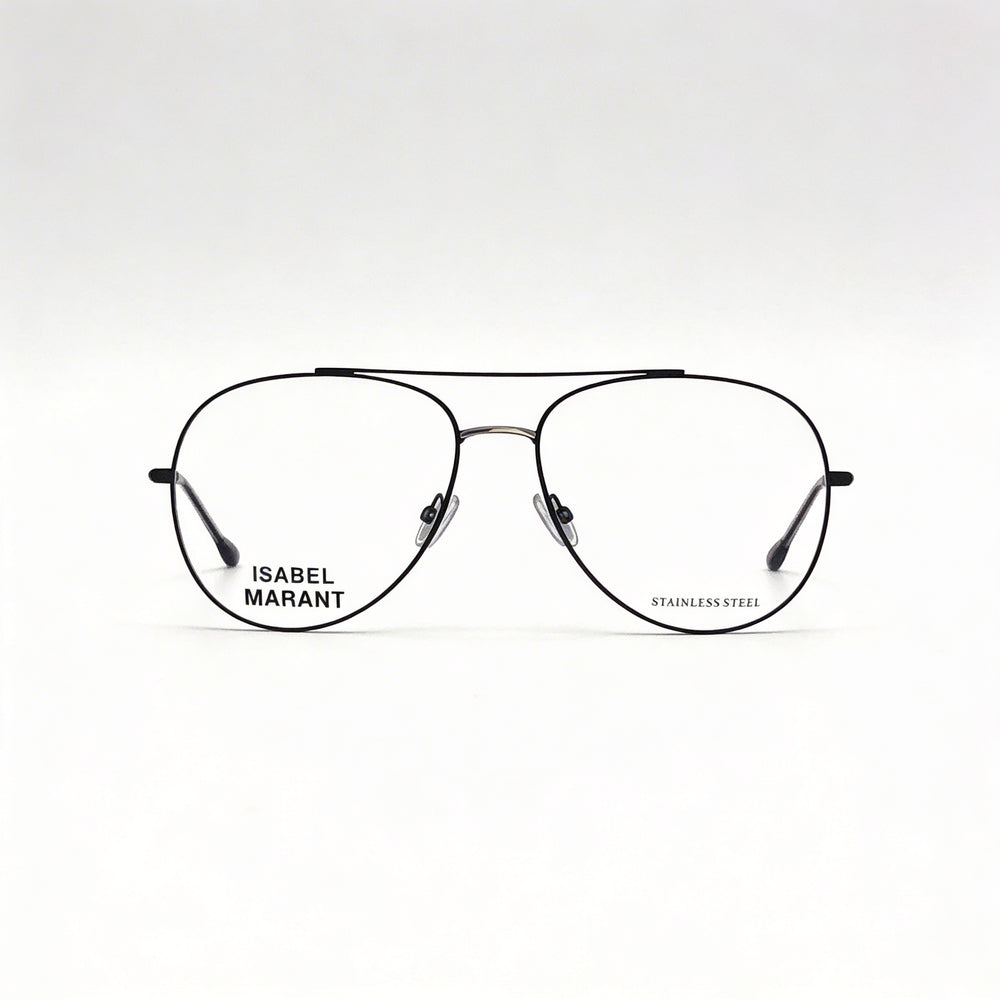 Gafas Isabel Marant para mujer, montura multicolor, 57 mm, lentes de demostración transparentes, aptas para prescripción