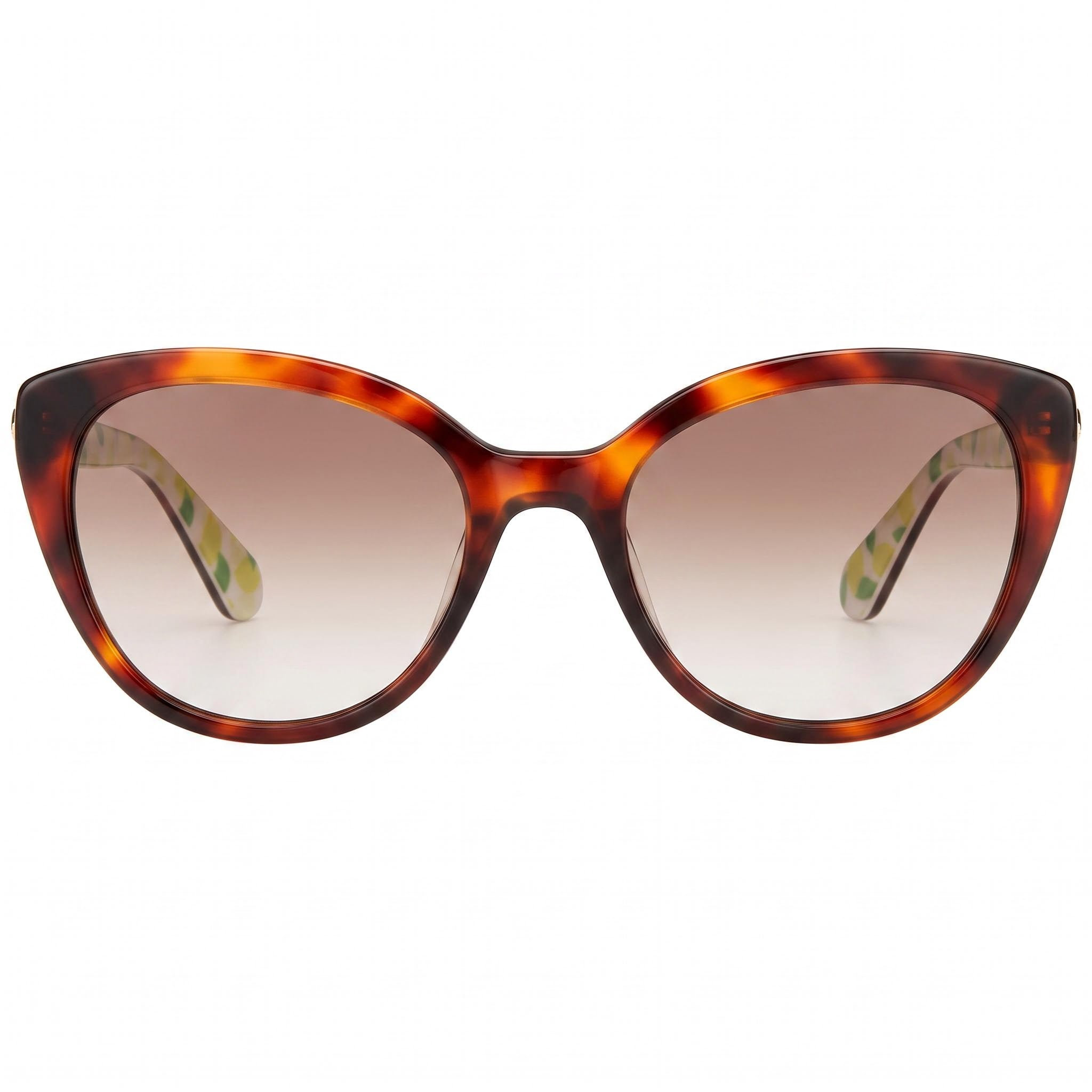 Kate Spade New York Casual Women's Havana Pattern Beige Brown Acetate Frame UV Protected Sunglasses 55mm, Photo 2
