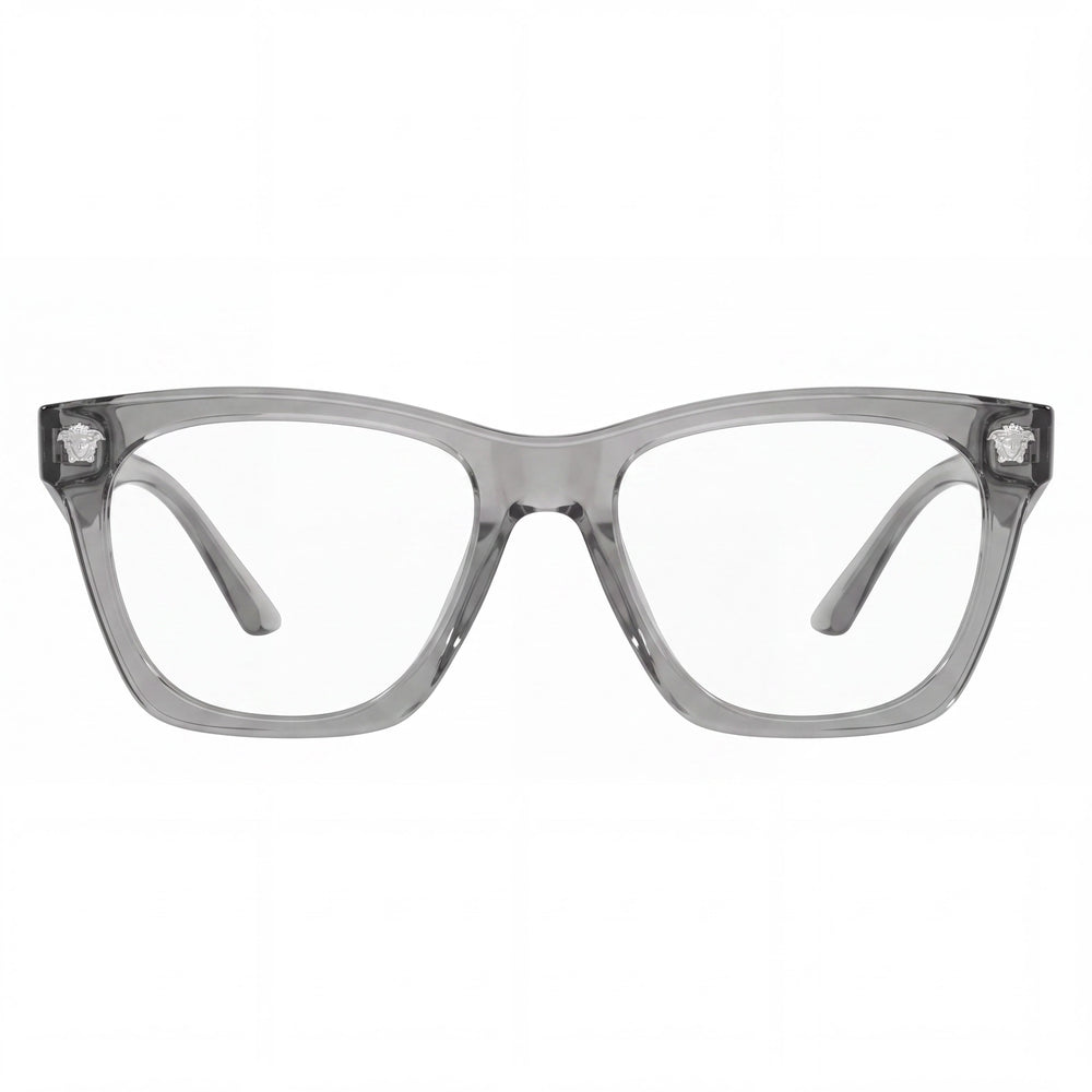 Gafas Versace Ve 3363 U para mujer de acetato transparente gris con lentes de policarbonato de 50 mm