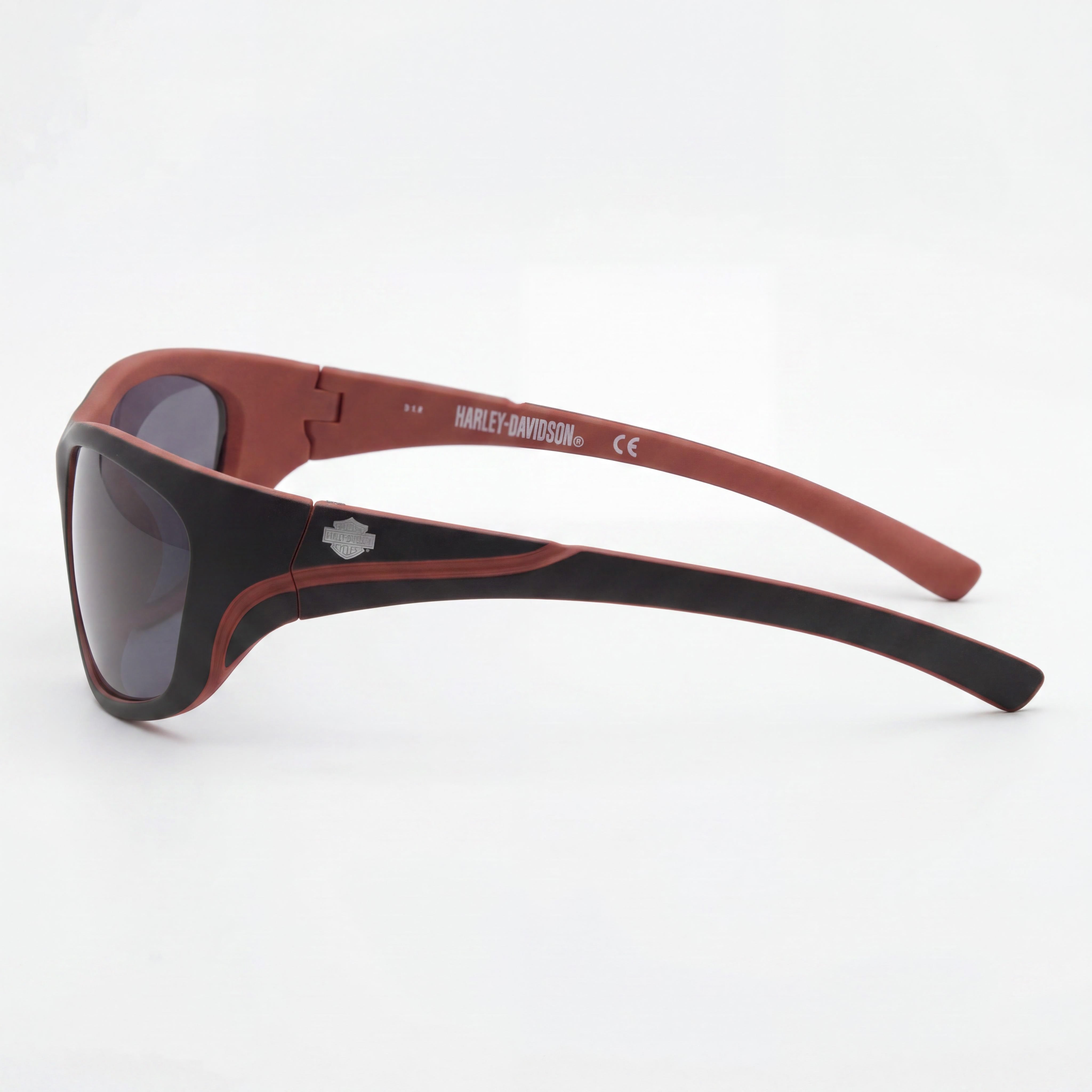 Gafas de sol Harley-Davidson clásicas unisex con montura de acetato negro y lentes de acetato negro, ancho de lente 61mm, Photo 3