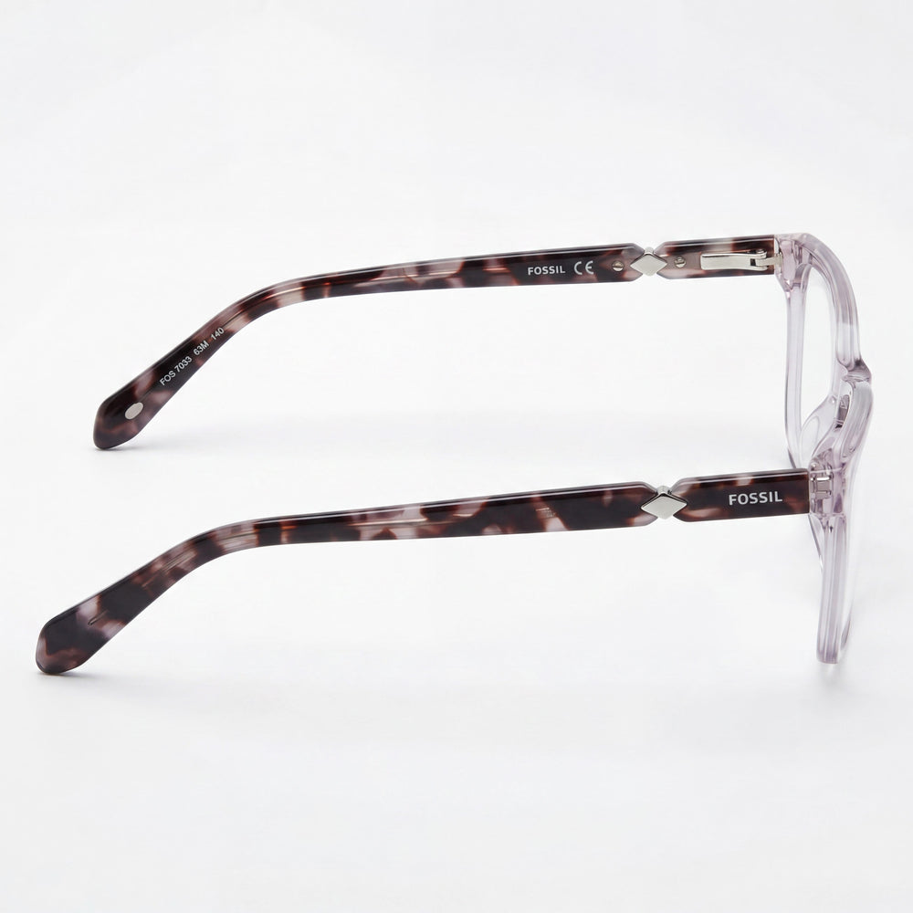 Fossil Modern Women's Crystal Grey Acetate Non-polarised Sunglasses 51mm