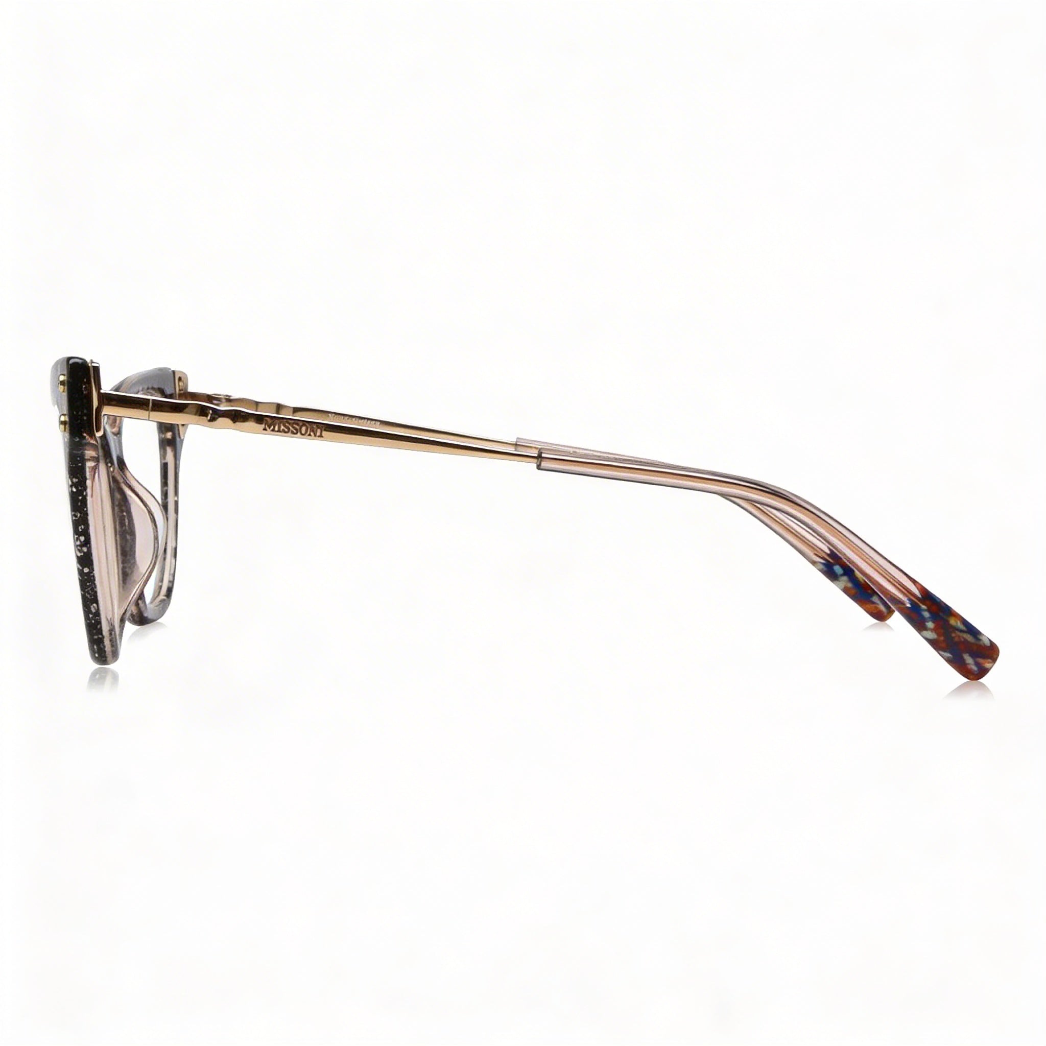 Missoni 0045 Black Nude Cat Eye Eyeglasses for Women, Polyamide 52mm, Photo 2