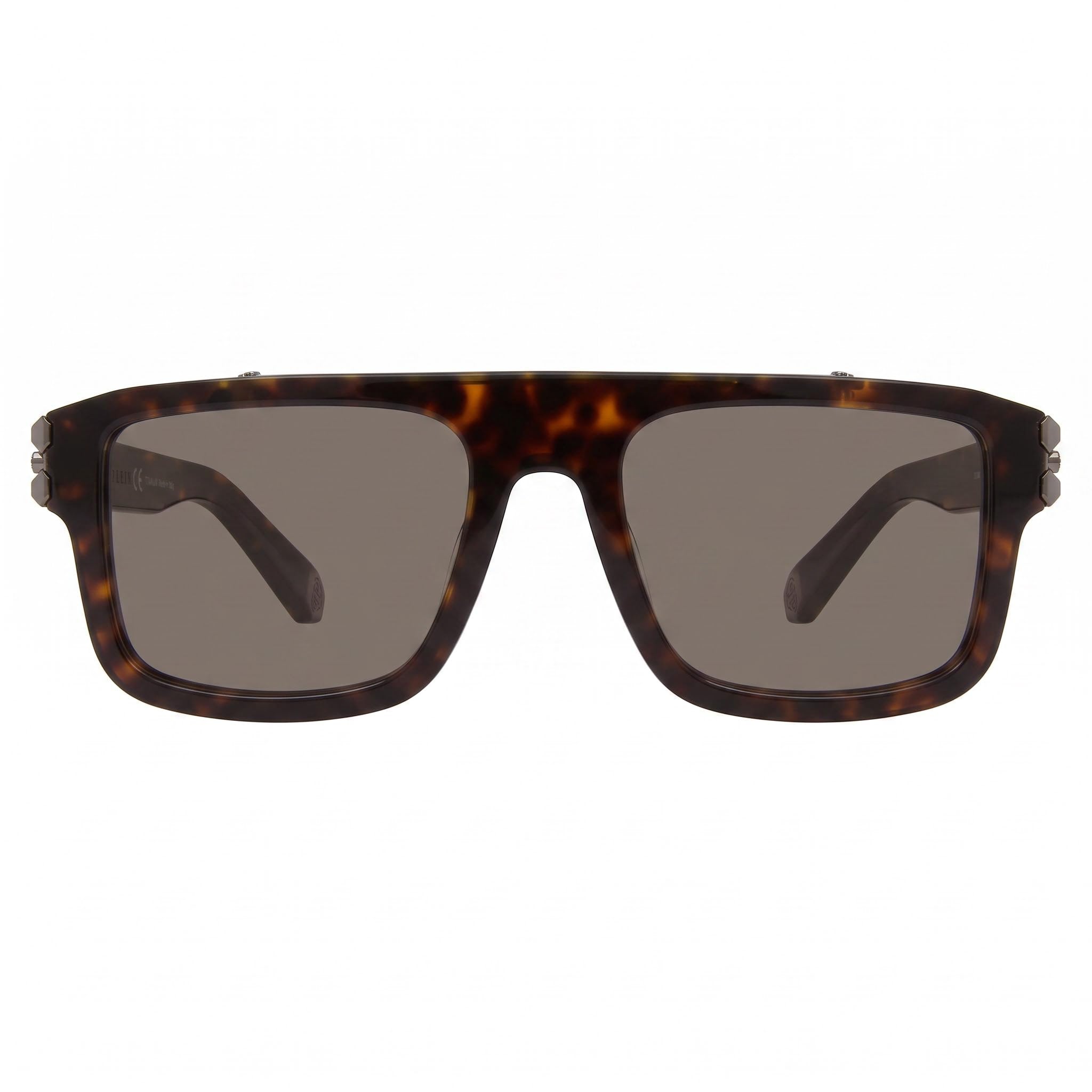 Philipp Plein Browline VPP021M Unisex Plastic Eyeglasses Bright Dark Havana 53mm, Photo 2