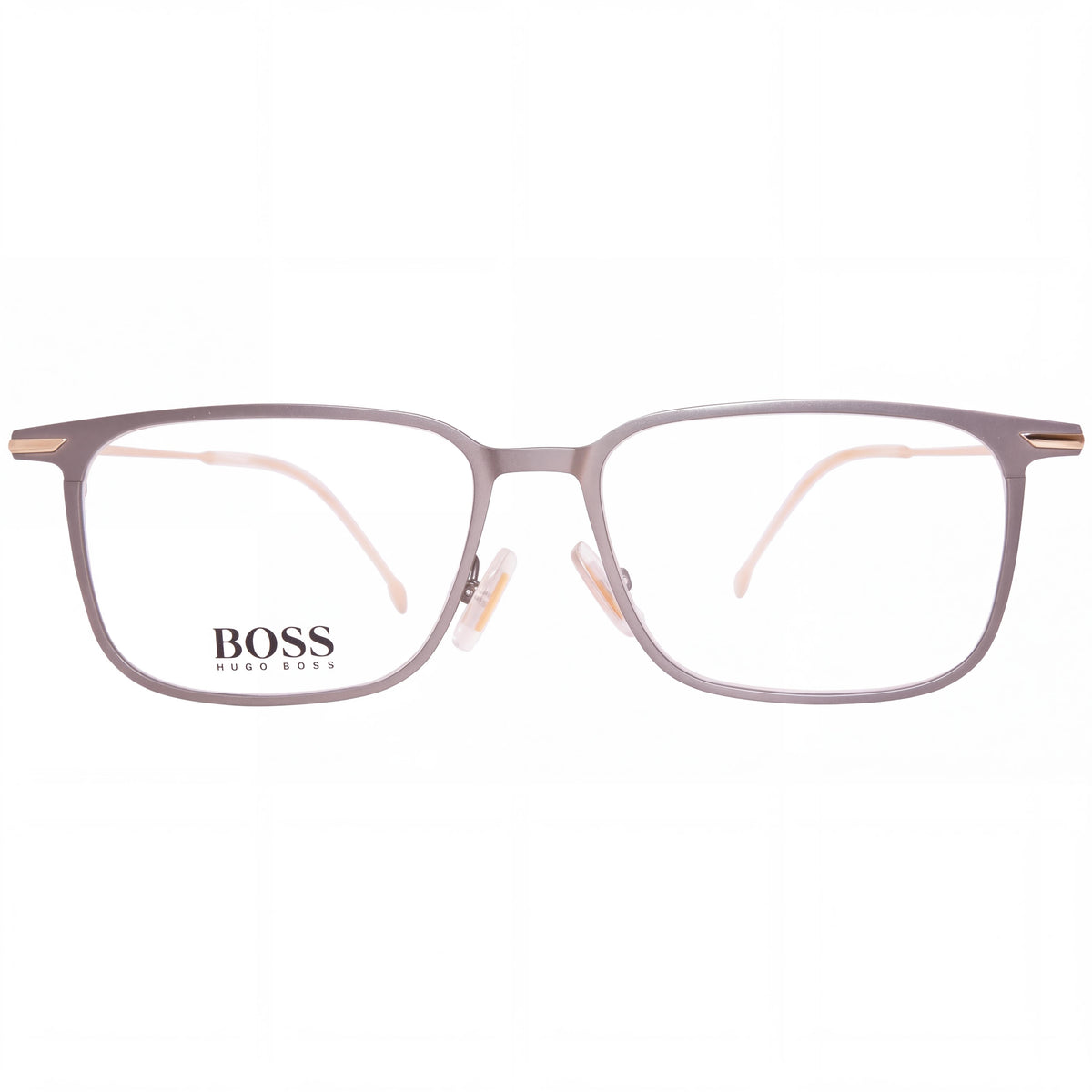 Gafas graduadas Hugo Boss 1253 para hombre, cuadradas y de aro completo con montura de titanio, gris rutenio mate, 55 mm, Photo 2