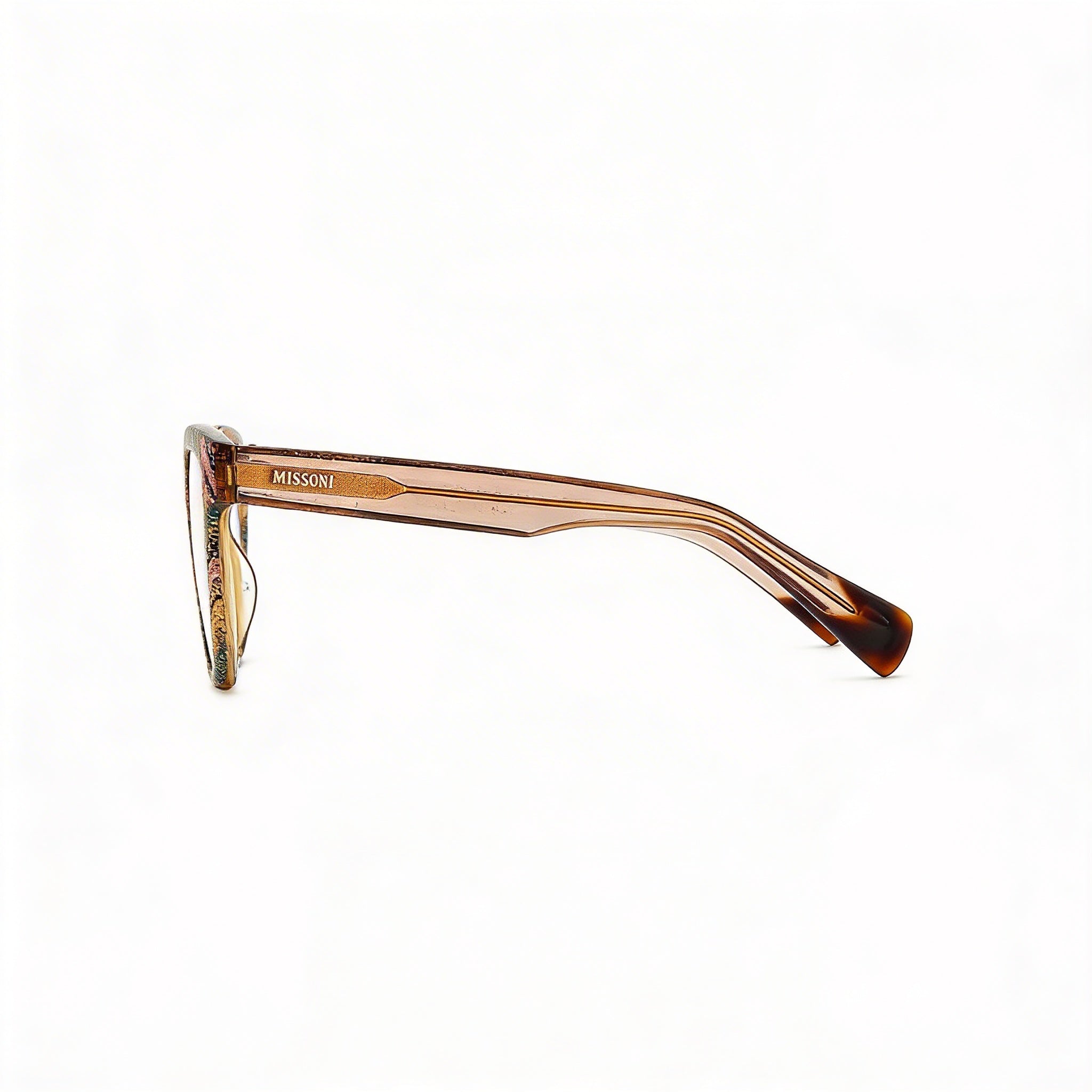 M Missoni Casual Women's Acetate Optical Eyewear Frame Pattern Pink Green Size 51-18-140, Photo 2