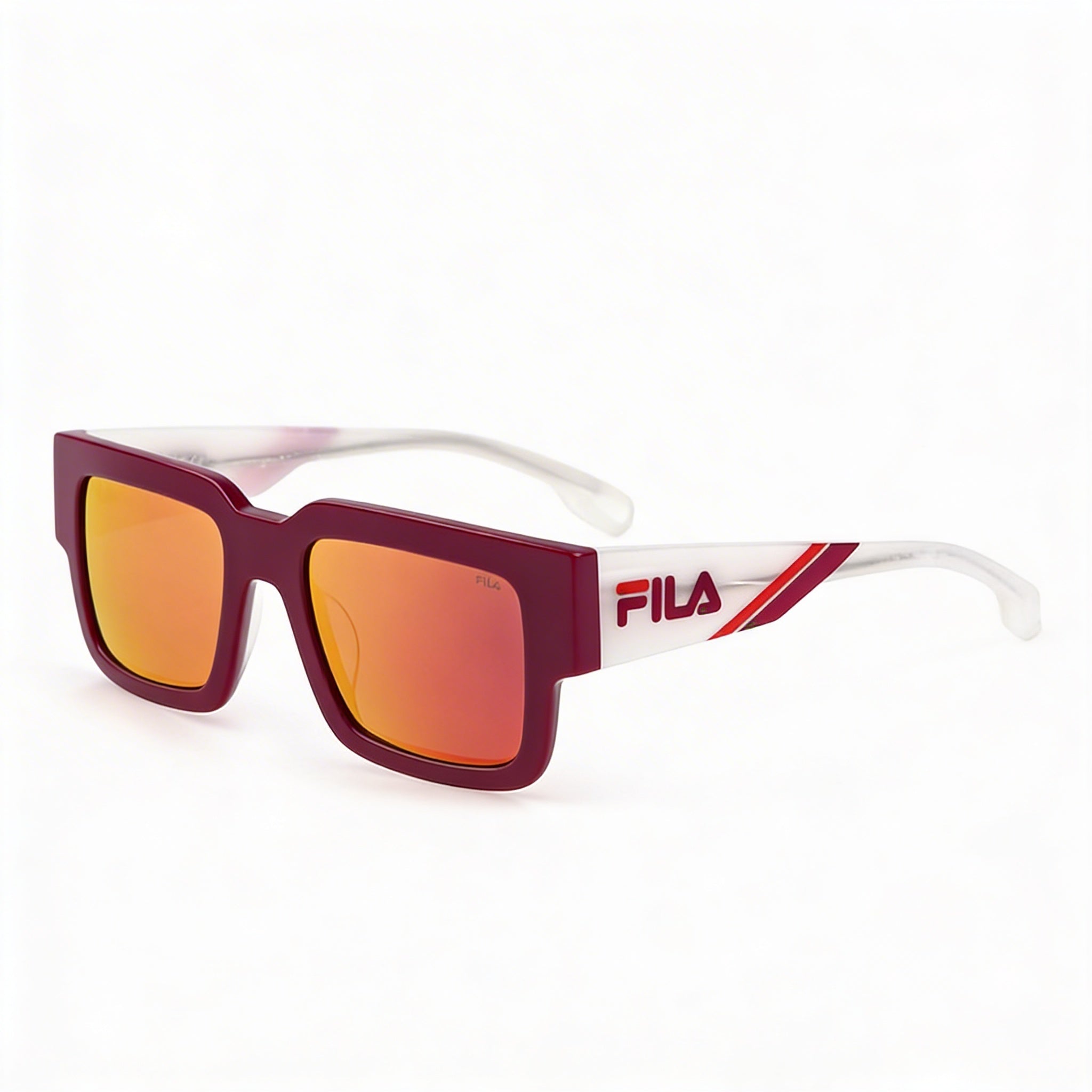 Fila Modern Unisex Acetate Frame Polycarbonate Non-Polarized Lens Sunglasses 51mm, Photo 3