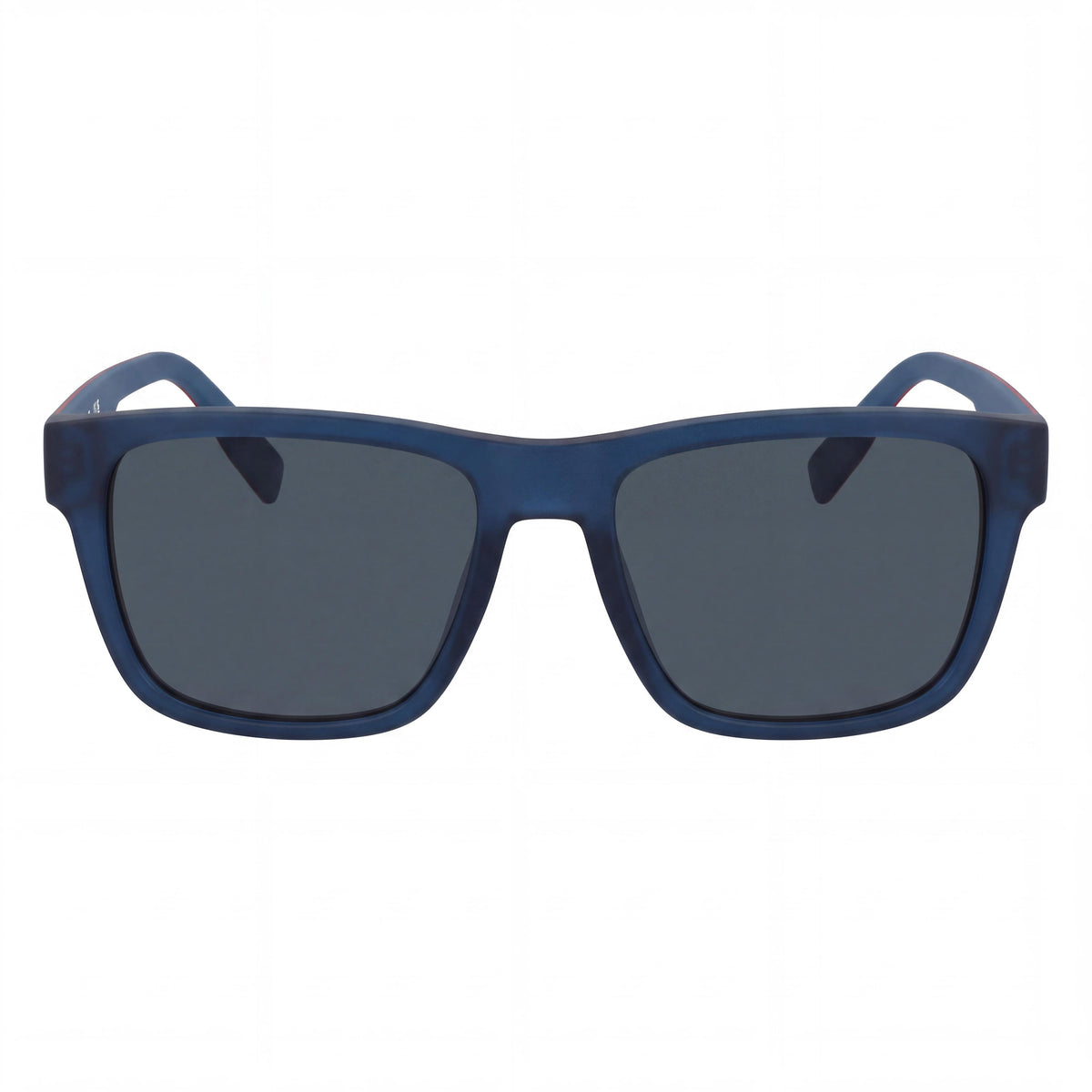 Gafas de sol Lacoste L6058s para hombre con montura de plástico azul mate, lentes azules sólidas y protección UV, 54 mm, Photo 2