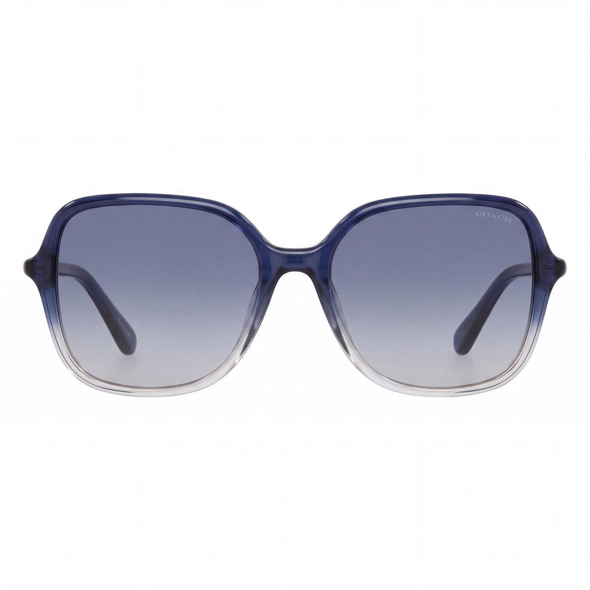 Gafas graduables para mujer Coach 0HC8344U con montura inyectada en color azul grisáceo y topo, 55 mm, Photo 2