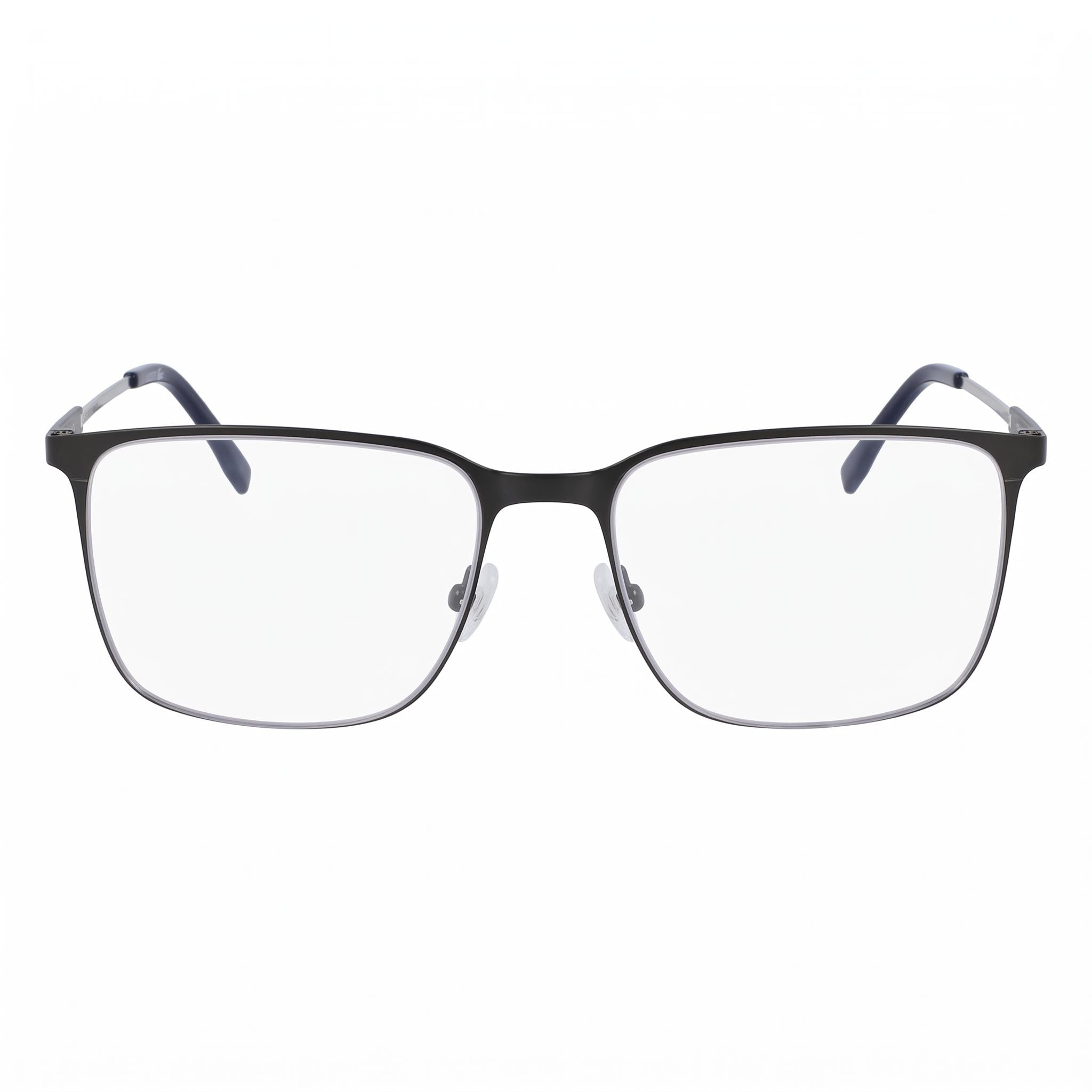 Lacoste Modern Unisex Matte Dark Grey Acetate Frame Optical Eyeglasses with 55mm Lens Width, Photo 2