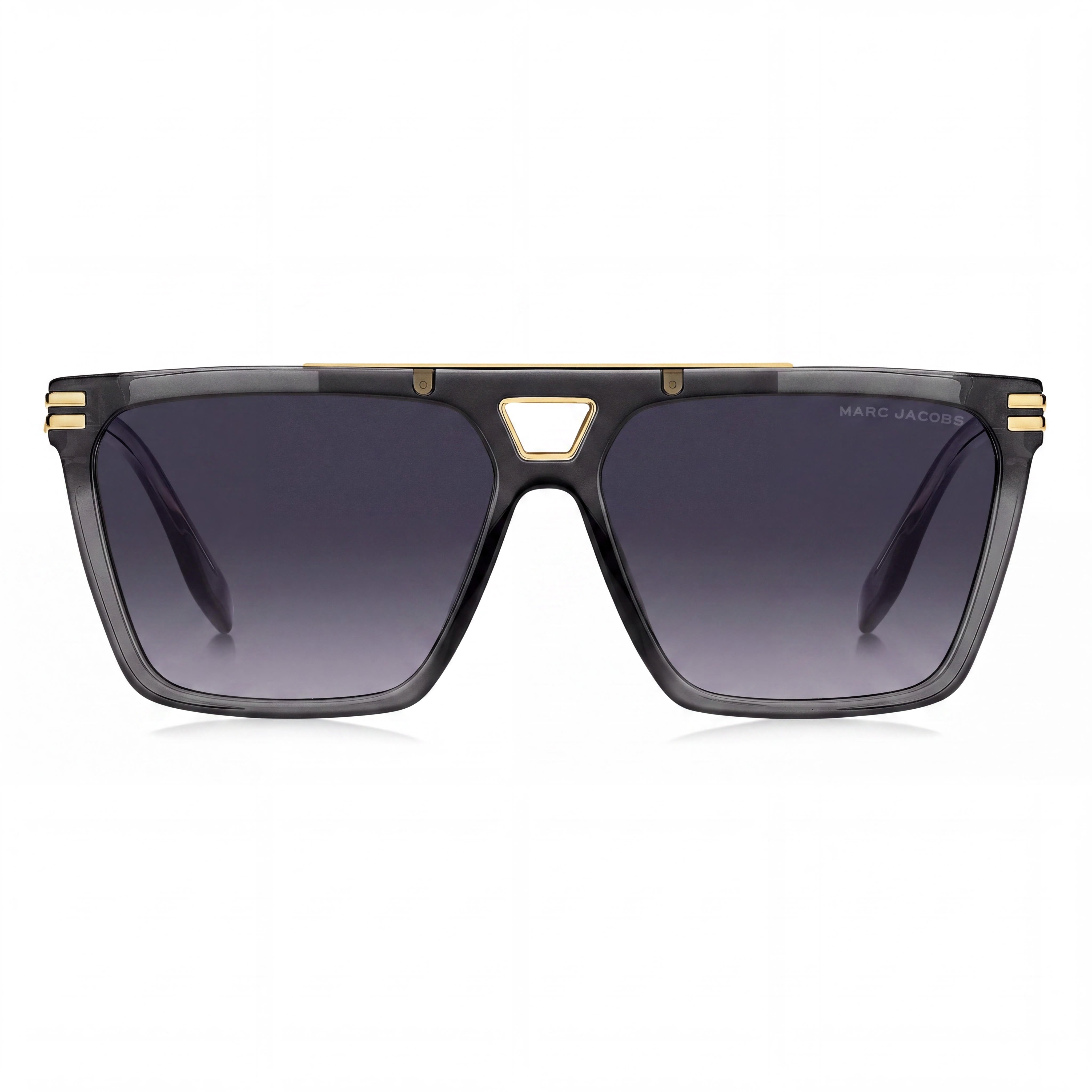 Marc Jacobs Casual Men's Grey Acetate Frame Dark Grey Heather Lens UV Protection Sunglasses 58mm Lens Width, Photo 2