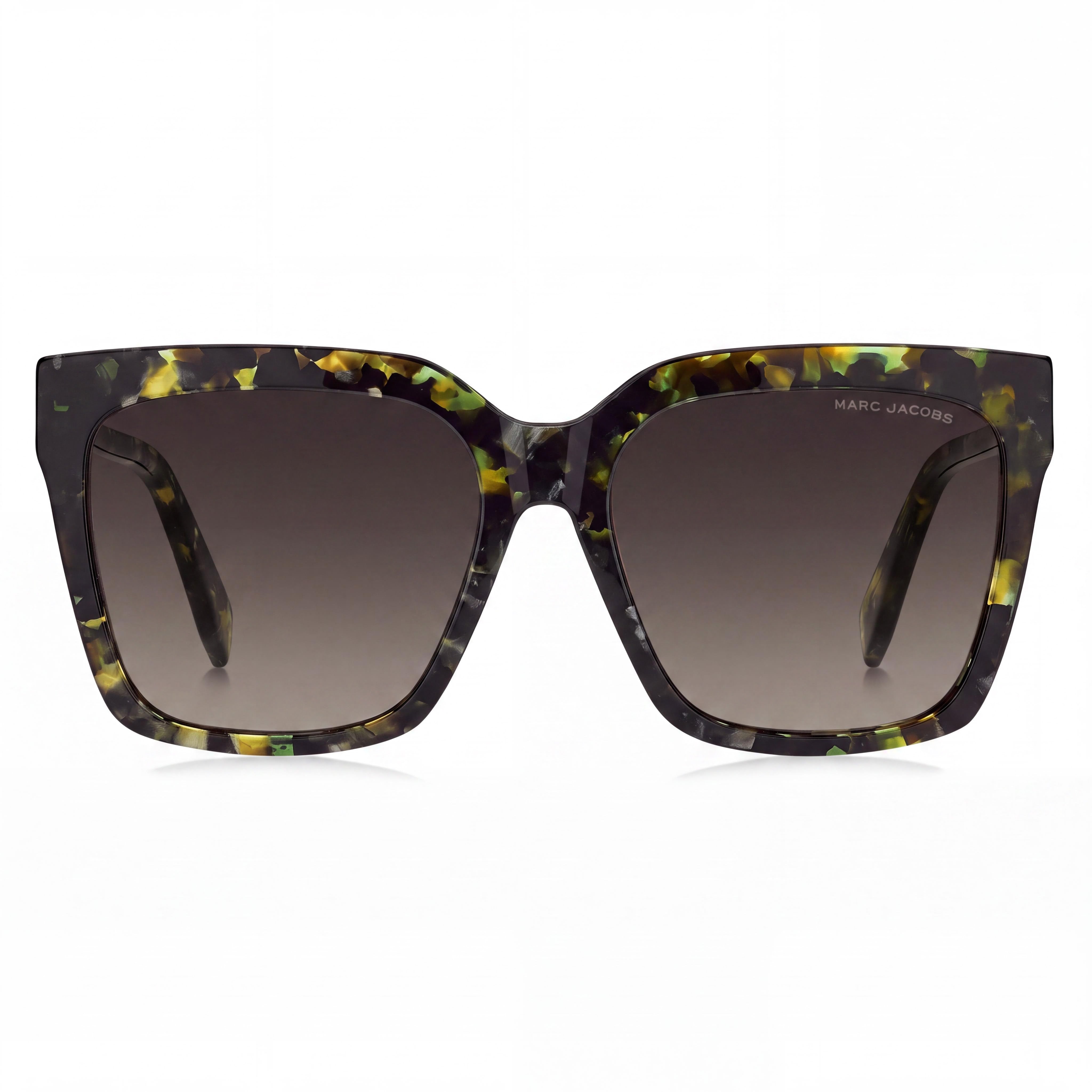 Marc Jacobs Marc 764/S Women's Acetate Sunglasses, Green Havana/Brown Frame, Brown Lenses, 57mm UV Protection, Photo 2