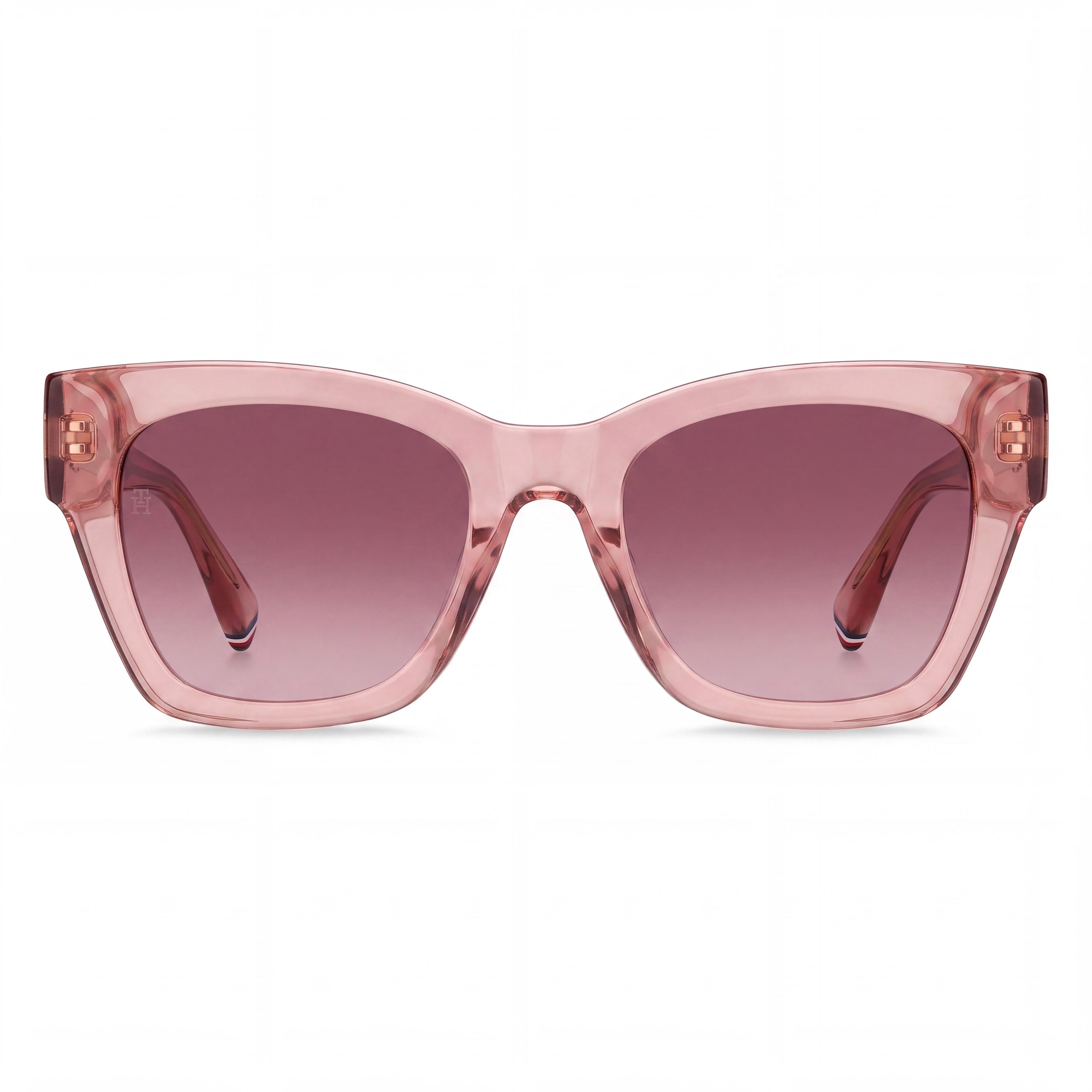 Tommy Hilfiger Th 2156/S Women's Pink Acetate Sunglasses with Pink Doubleshade Lenses 100% UV Protection 52mm, Photo 2