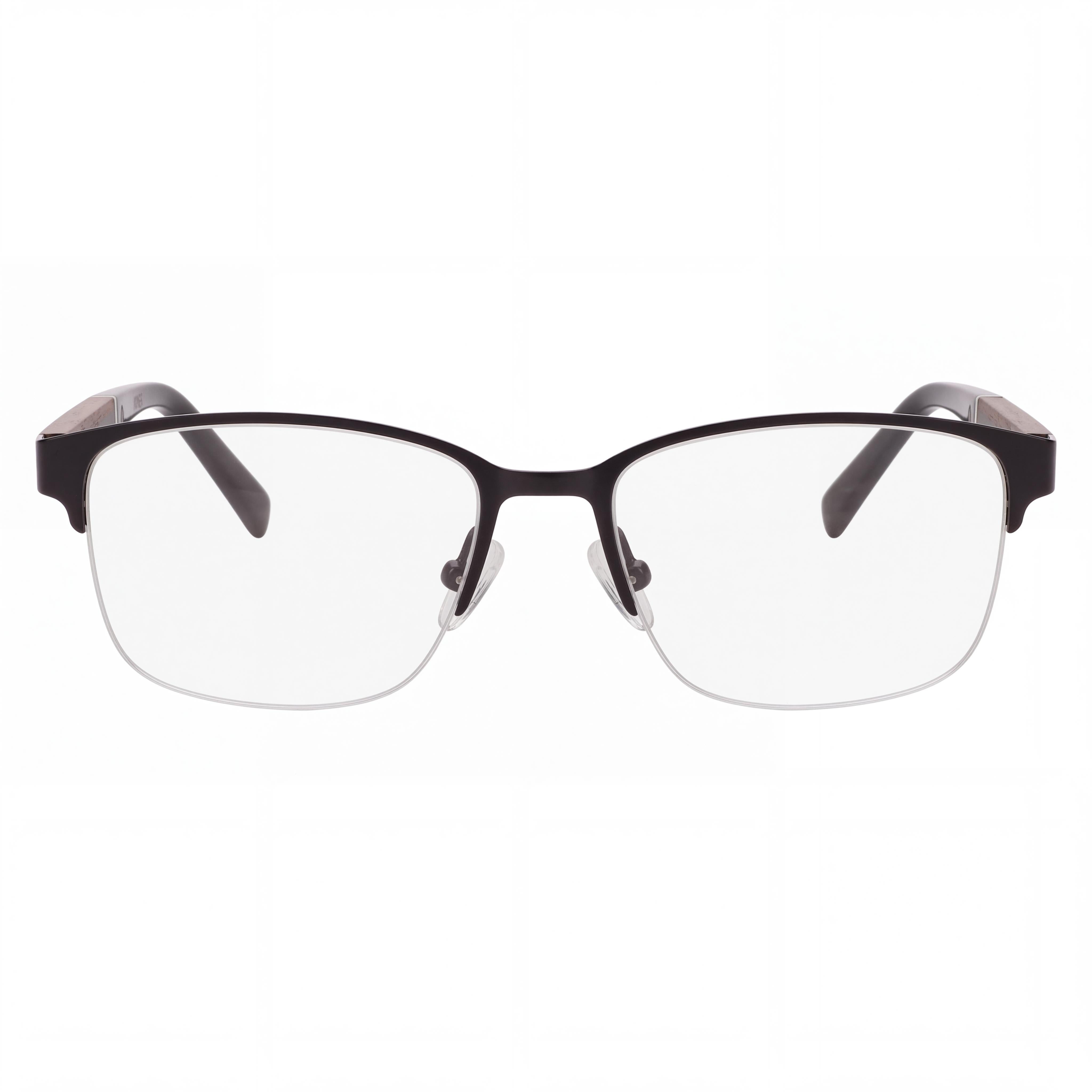 Montura de gafas ópticas Jones New York Vjom375 para hombre, color negro, tamaño de lente 53 mm, puente 17 mm, patilla 145 mm, Photo 2