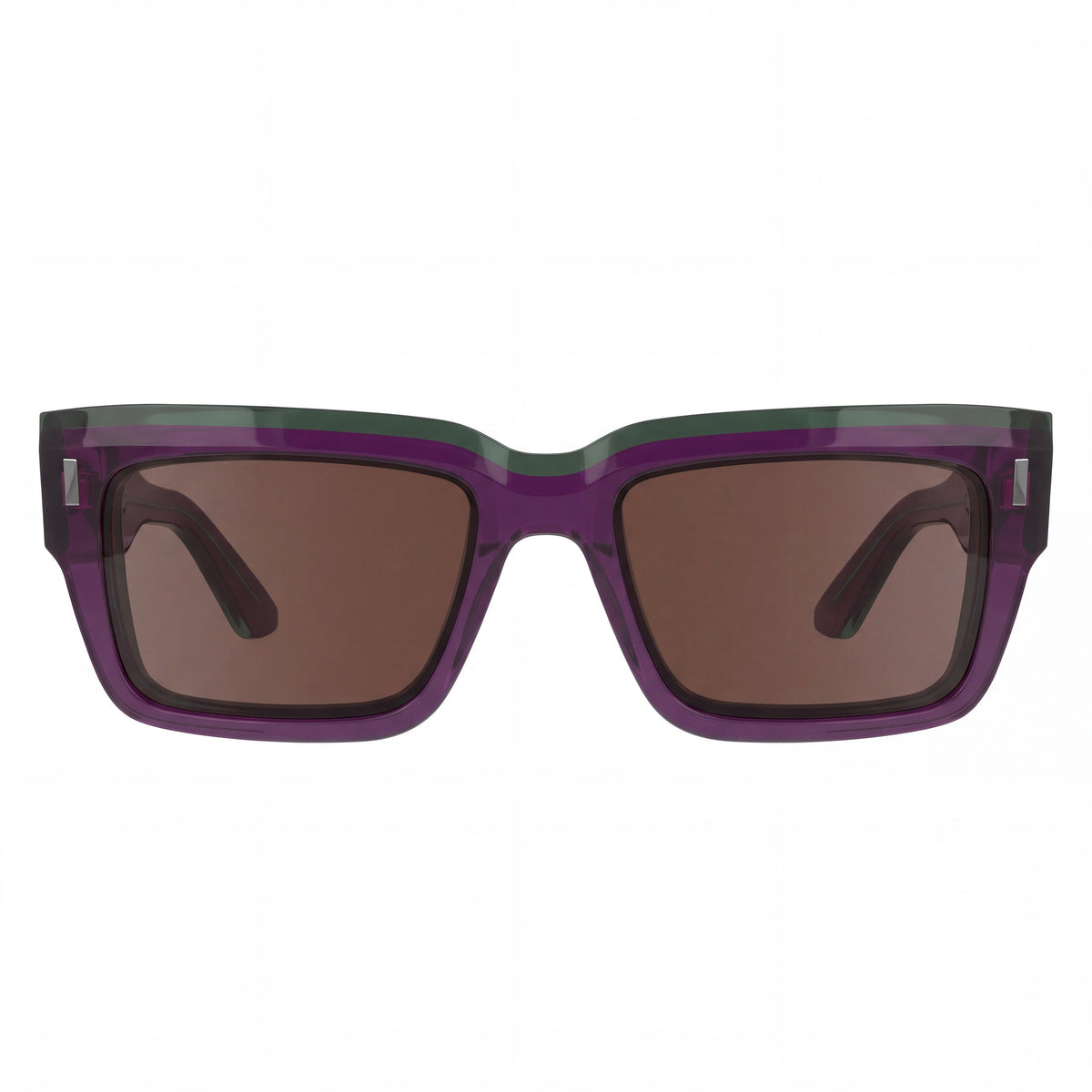 Calvin Klein Ck23538s Unisex Sport Sunglasses with Multi-coloured Plastic Frame and Violet Lenses 55mm, Photo 2