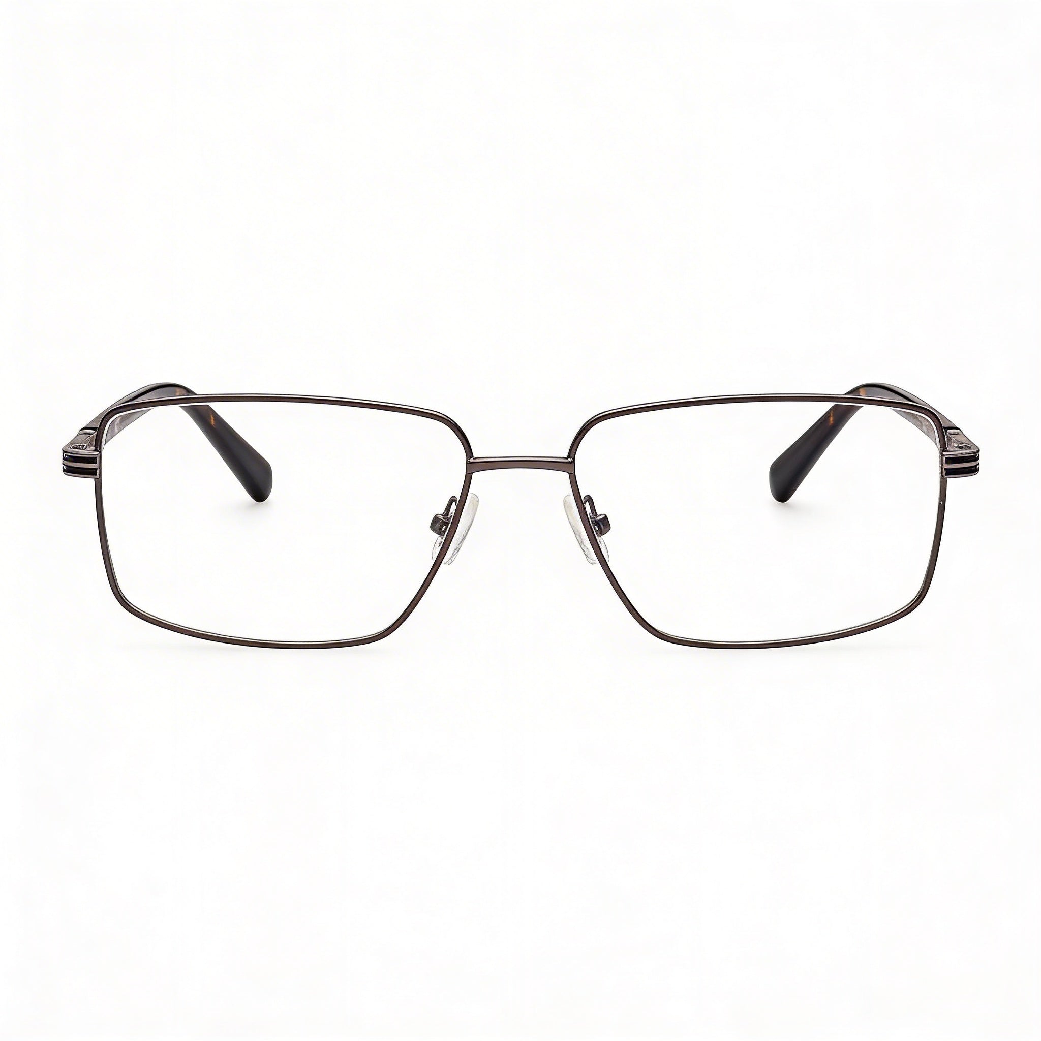 Guess GU50061 Black Rectangle Eyeglasses for Men, Metal 54mm, Photo 3