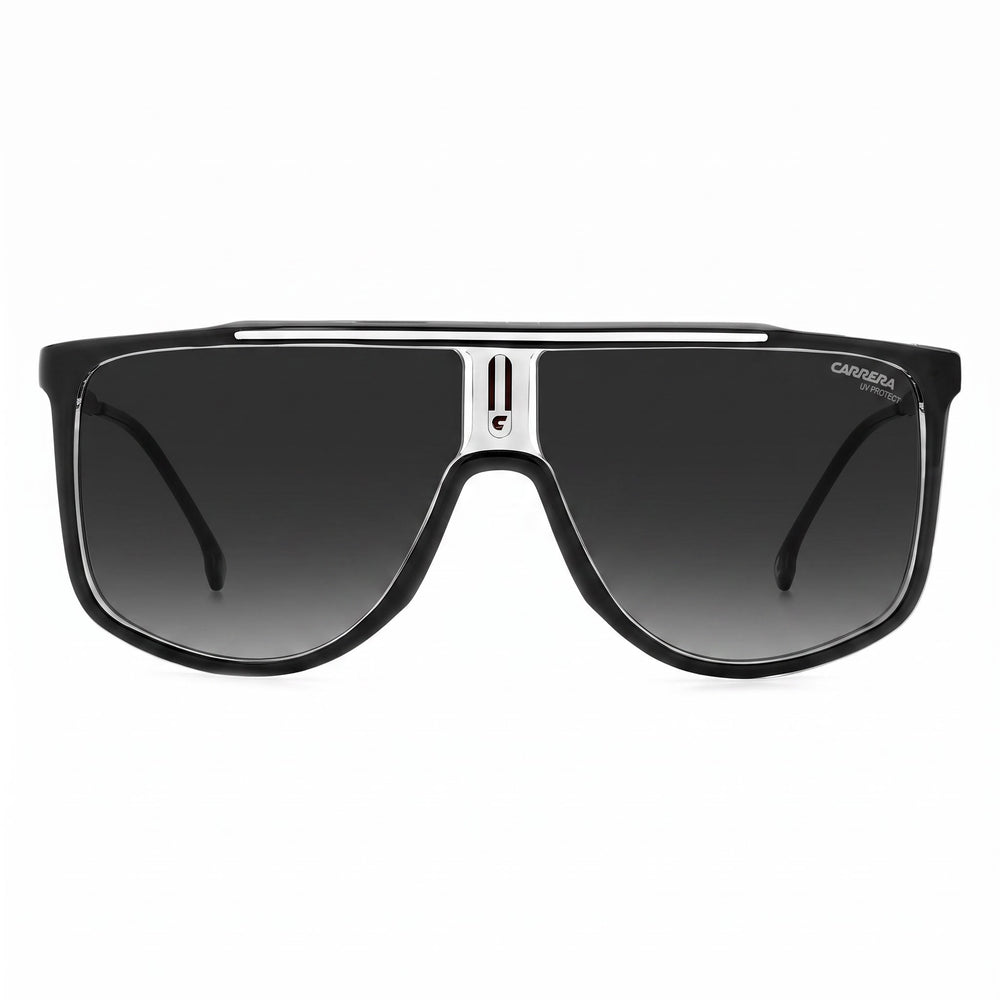 Gafas de sol Carrera CA1056/S cuadradas degradadas negras para hombre, 61 mm