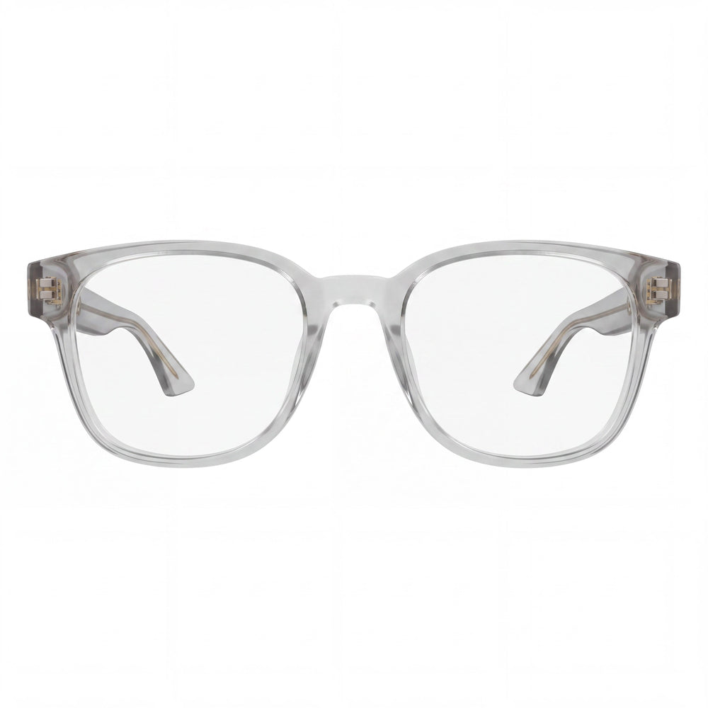Gucci Gg1746oa-003 Men’s Grey Transparent Circular Frame Eyeglasses with Polycarbonate Lens 52-18-145