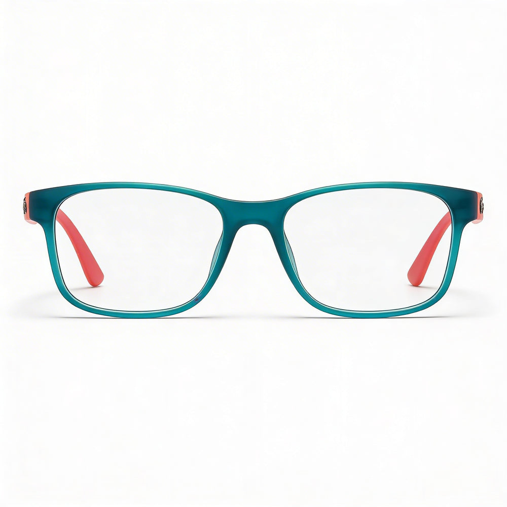 Gafas unisex Lacoste L3804b de plástico Aqua Matte Star Phospho Polycarbonate Clear Lens (51 mm)