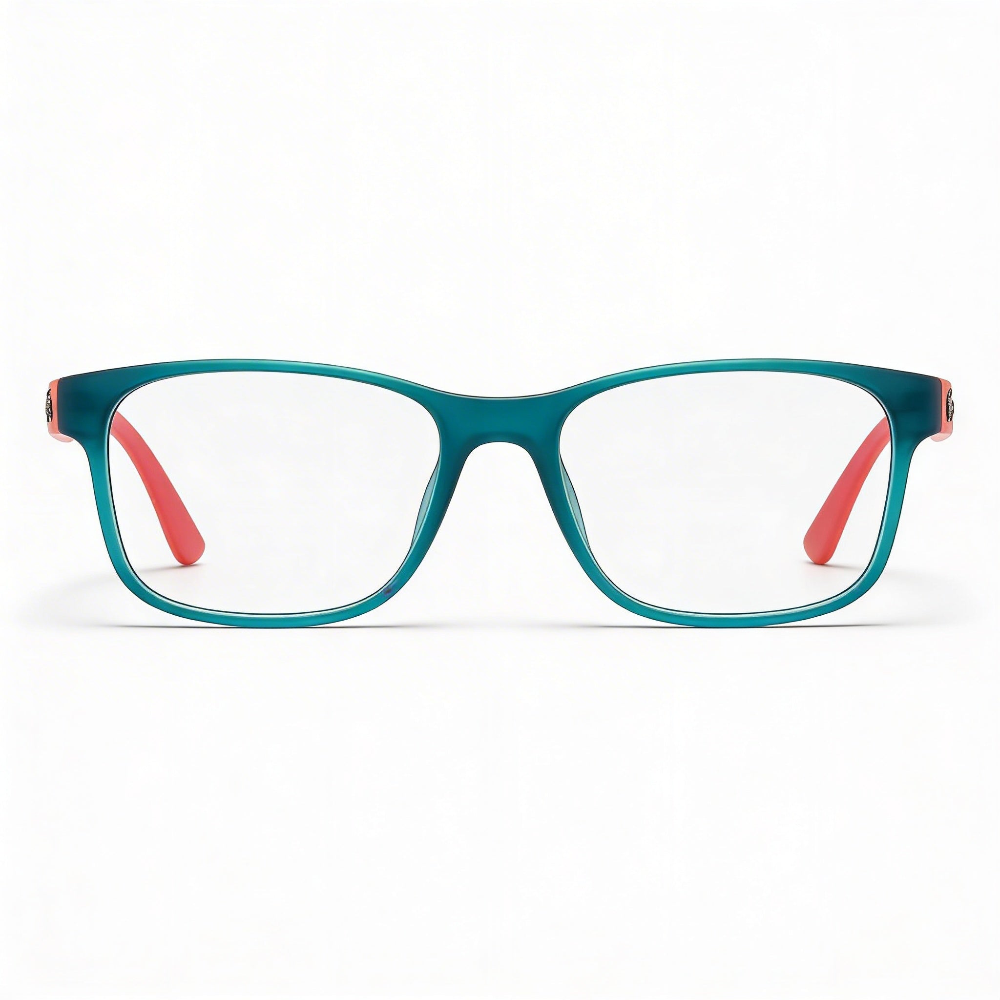 Lacoste L3804b Unisex Plastic Aqua Matte Star Phospho Polycarbonate Clear Lens non- Eyeglasses 51mm, Photo 2