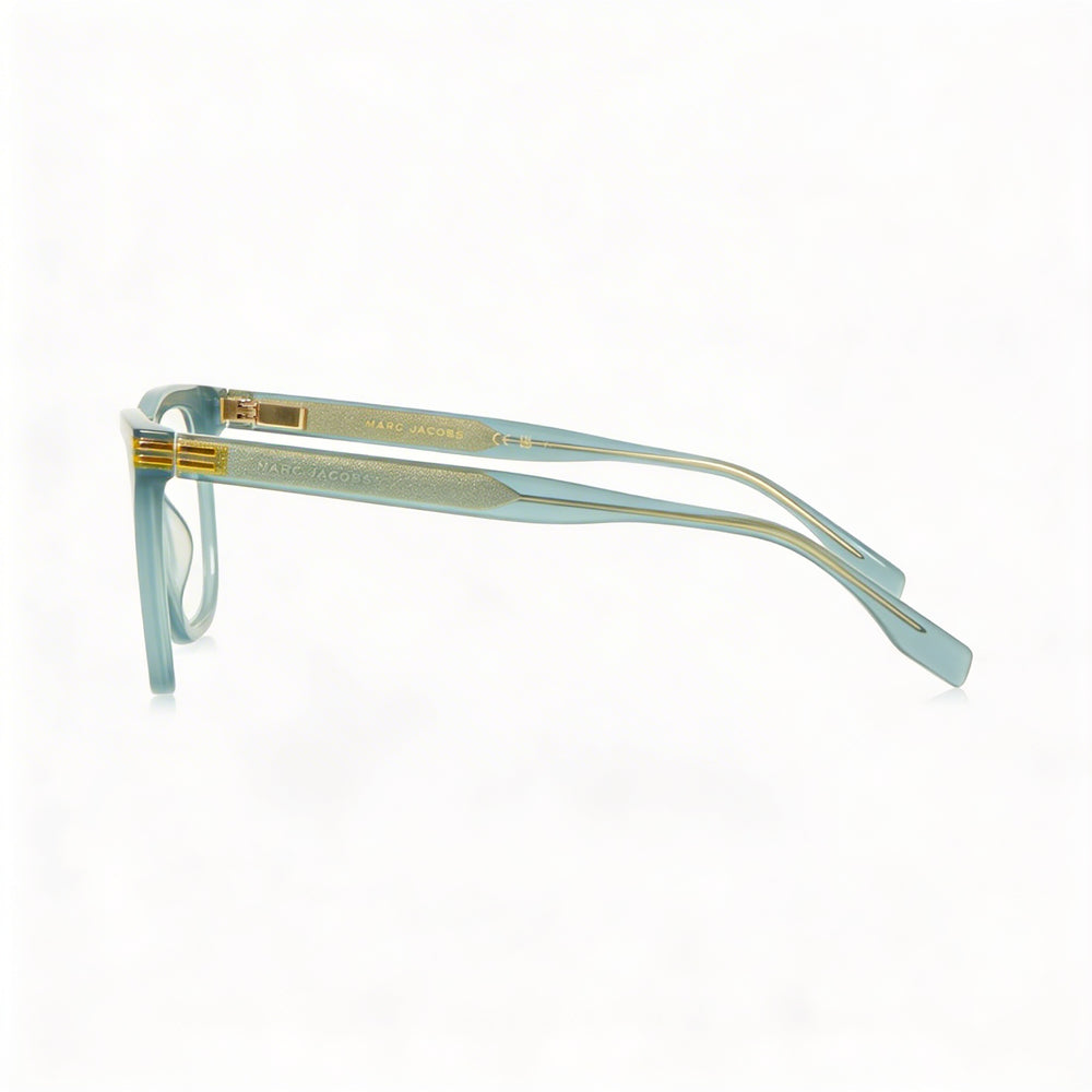 Gafas de sol Marc Jacobs Modern para mujer, montura completa, acetato azul, protección UV, ancho de lente de 52 mm