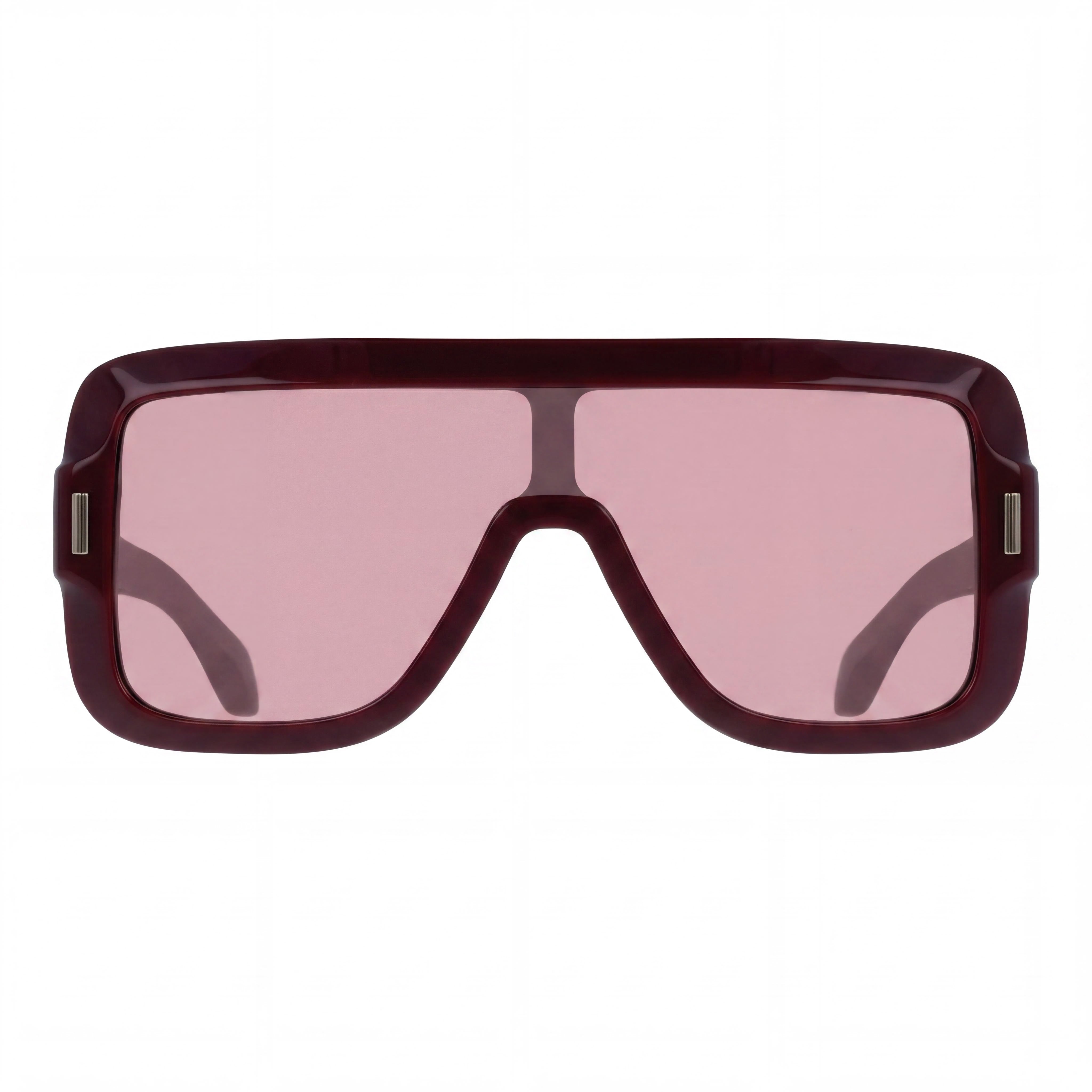 Ferragamo Sf2061se Women's Burgundy Acetate Frame Sunglasses with UV 400 Protection, 55mm Lens, Photo 2
