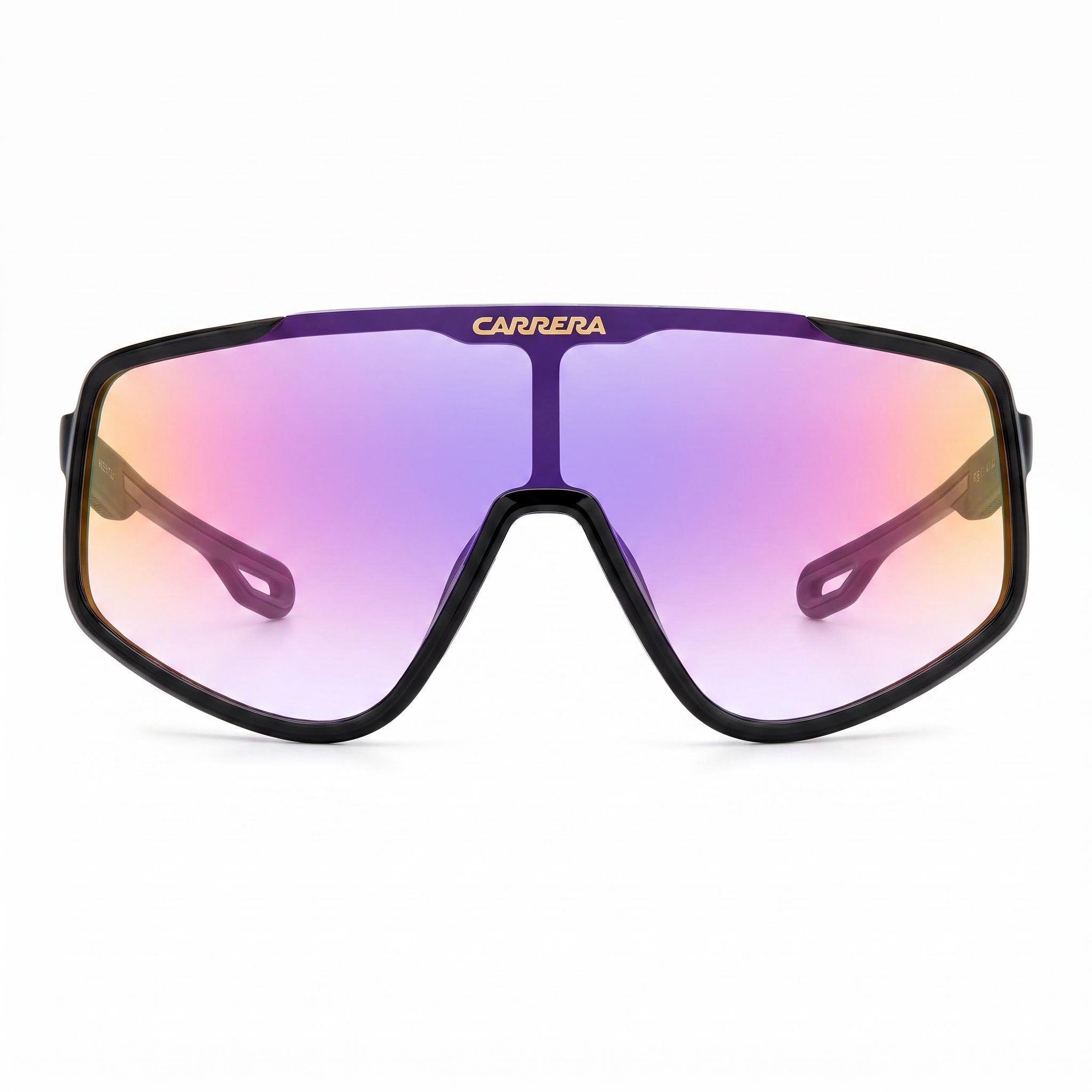 Carrera Carrera 4017/S Women's Black Multilayer Violet Plastic Sunglasses UV Protection Non-Polarized 99mm, Photo 2