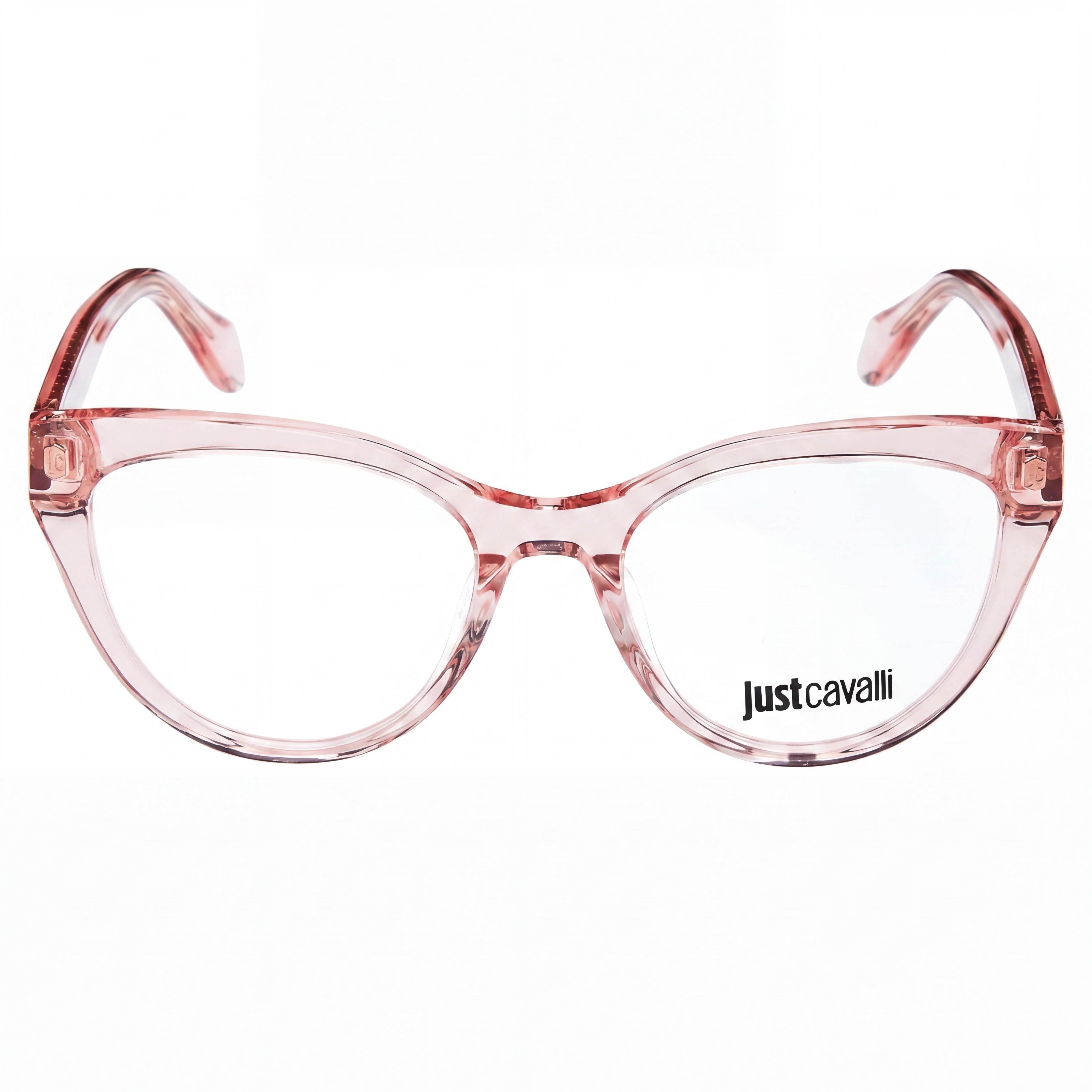Just Cavalli Classic Women's Shiny Transparent Peach Polycarbonate Optical Frames 51mm, Photo 2