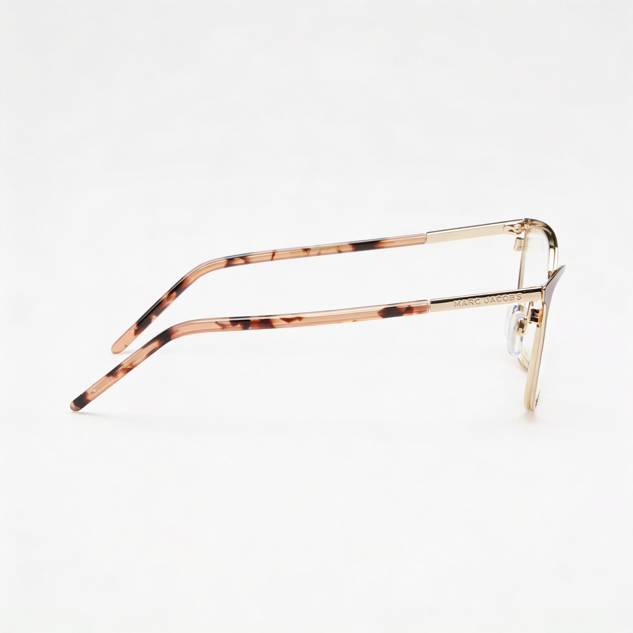 Marc Jacobs Modern Marc 708 Men's Stainless Steel Polycarbonate Sunglasses Matte Brown Gold 54mm, Photo 3