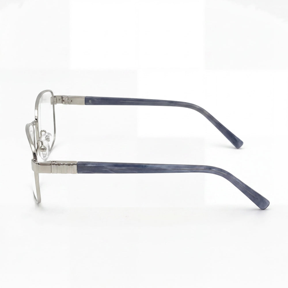 Jones New York Vjon502 Gafas de metal plateado para mujer 57-17-145