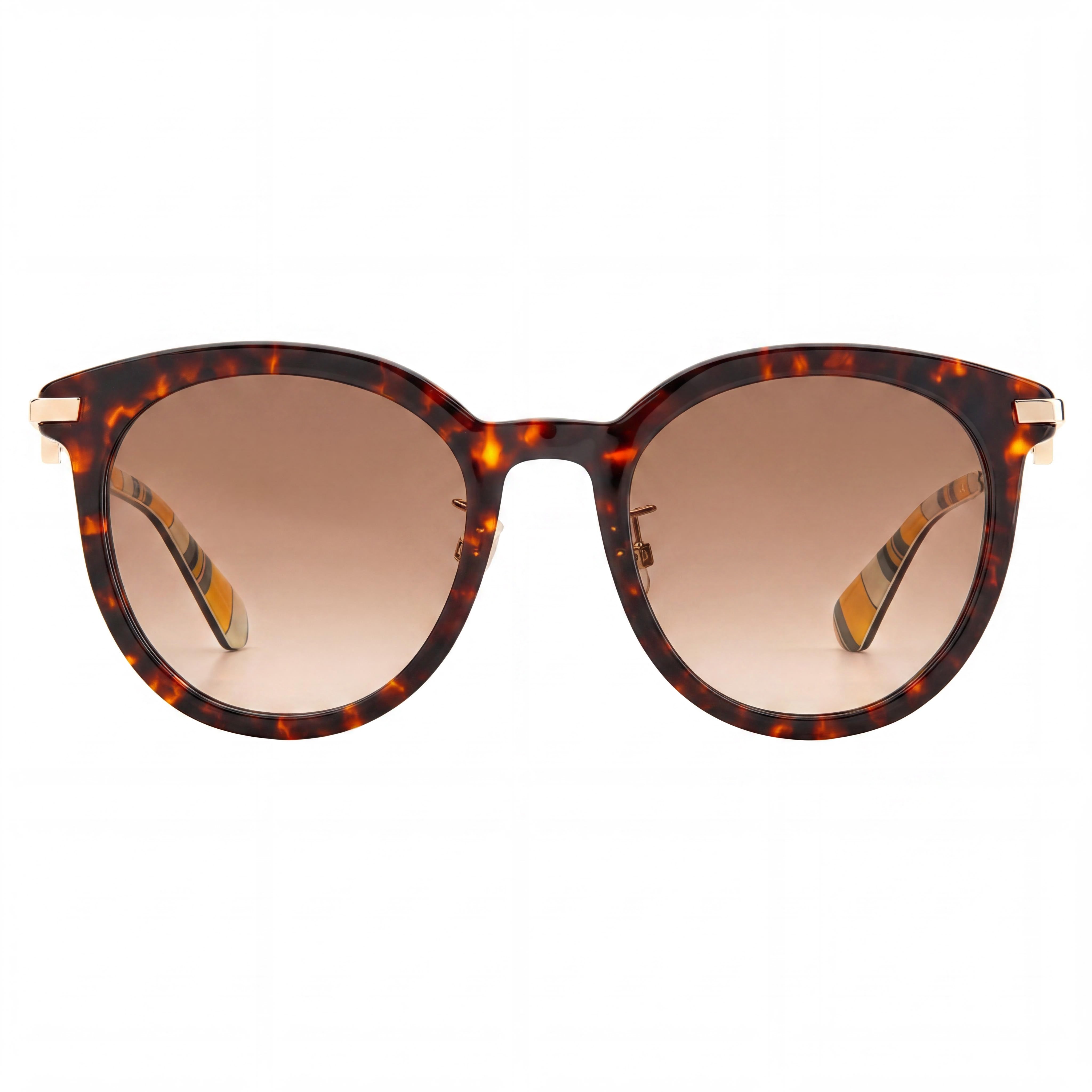 Gafas de sol de plástico Keesey/G/S para mujer de Kate Spade New York, color marrón habana degradado, protección UV, 53 mm, Photo 2