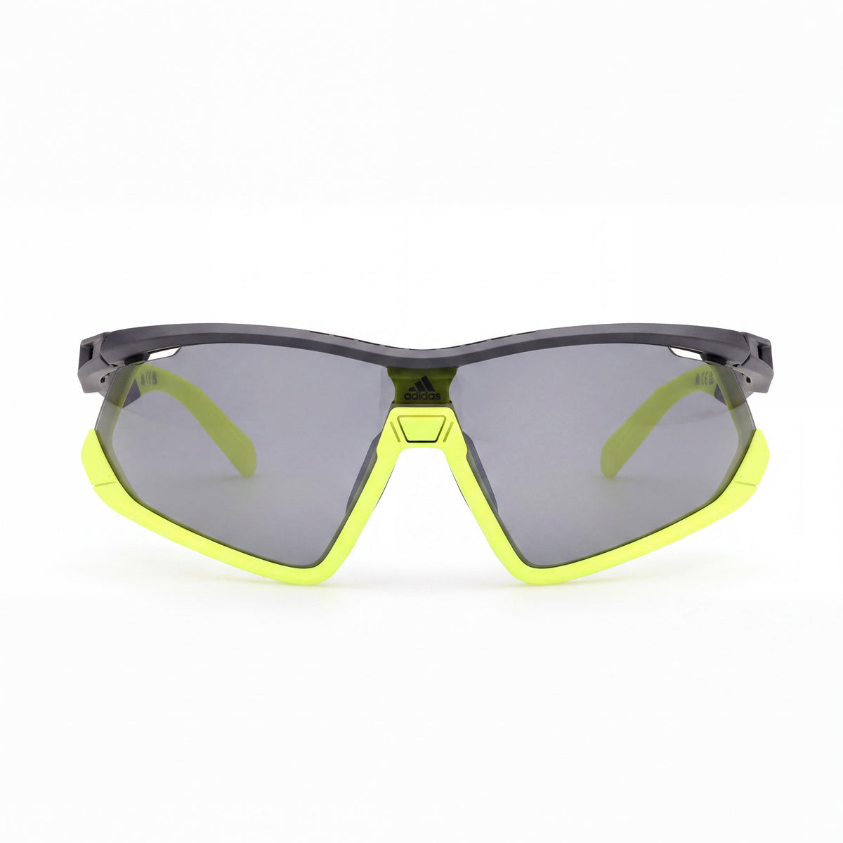 Gafas de sol para hombre adidas con montura de acetato gris y lentes grises con protección UV, Photo 2