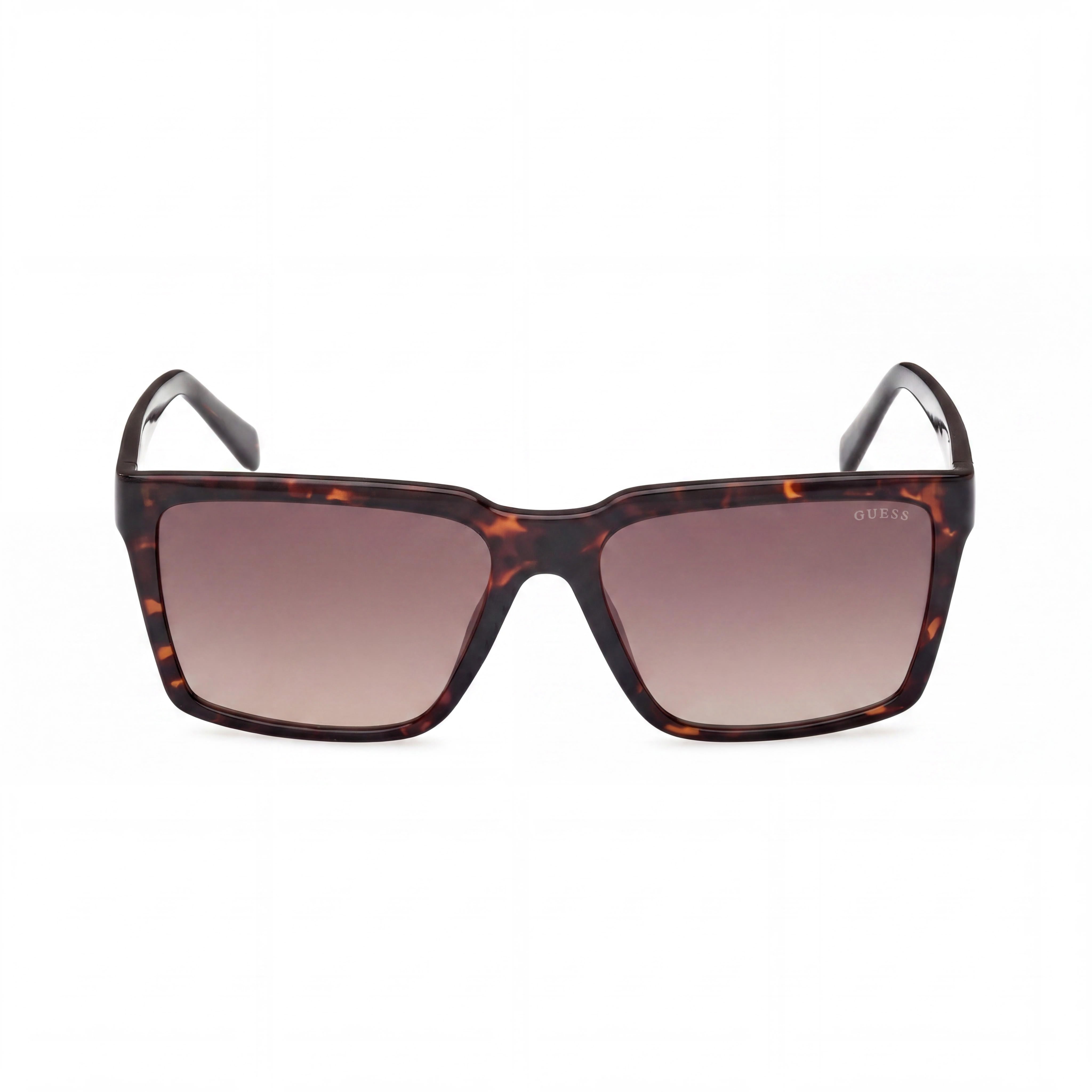 GUESS Unisex Square Full Rim Polarized UV Protection Sunglasses Dark Havana Brown Composite Frame Plastic Lens 145mm, Photo 2