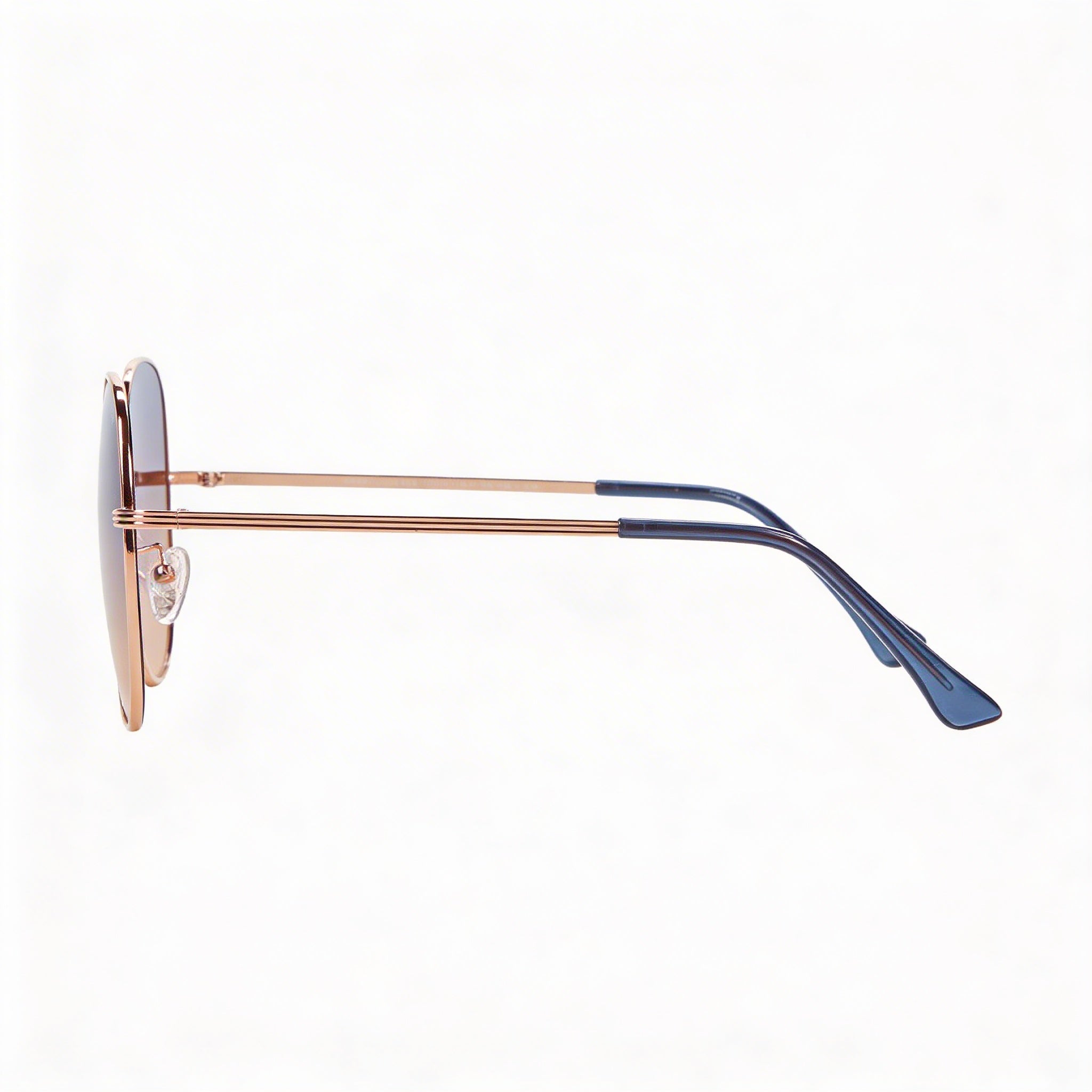 Gafas de sol Guess GF0385 para mujer, montura de plástico en oro rosa/degradado azul, lentes degradadas azules, protección UV, Photo 3