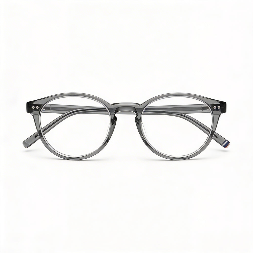 Tommy Hilfiger Casual Men's Grey Acetate Eyewear Frame, Lens Width 50mm, Bridge Width 21mm, Temple Length 150mm