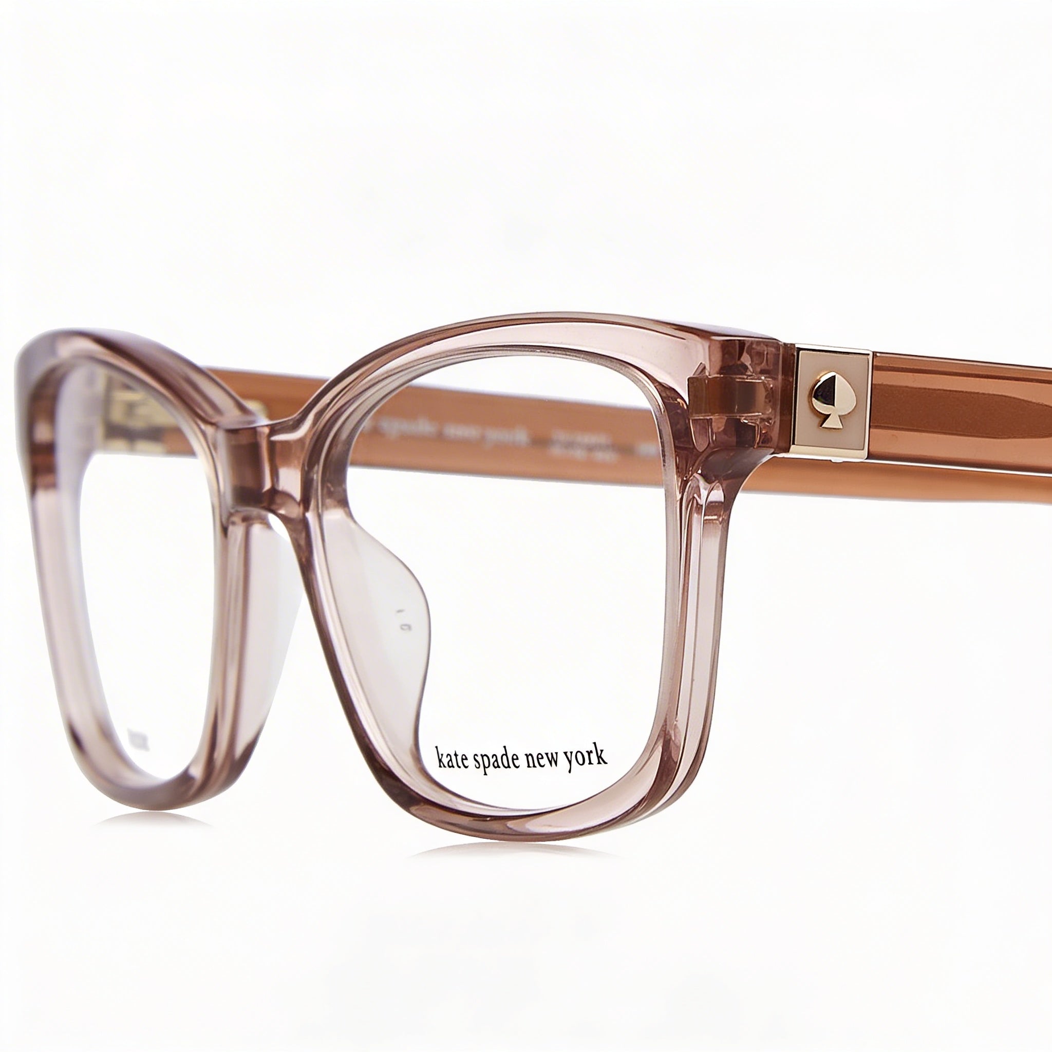 kate spade new york Modern Women's Acetate Sunglasses - Beige Frame, 52mm Lens, 16mm Bridge, 140mm Temple, Photo 3