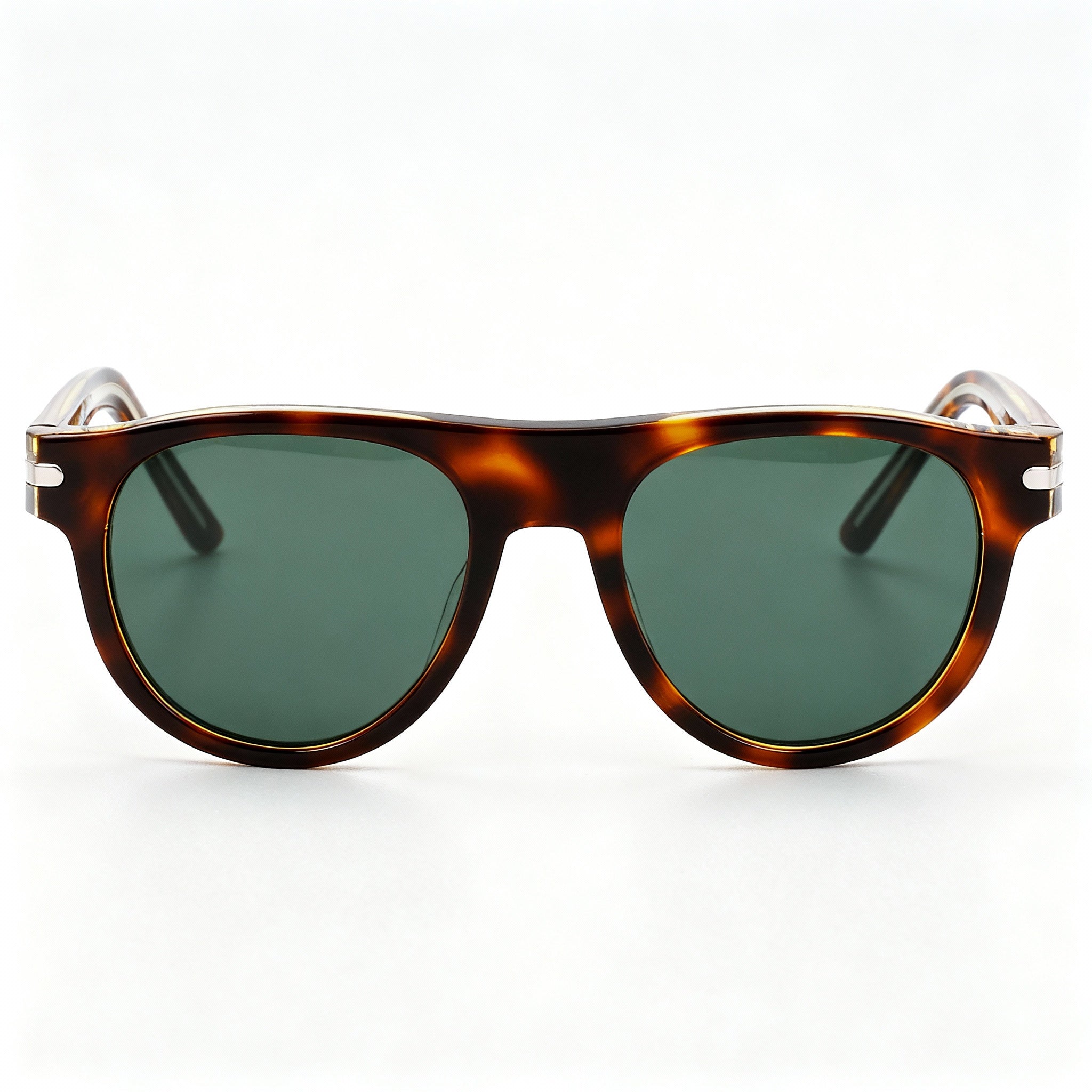 Nike Crescent III EV24019 Women's Round Tortoise Green Acetate Frame Non-Polarized UV 400 Sunglasses 52mm