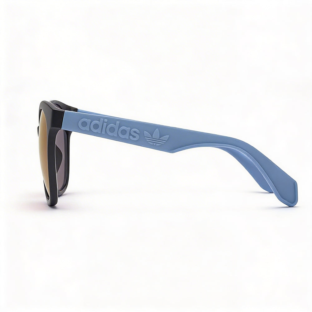 adidas Modern Women's Injected Matte Black Frame Sunglasses, 57mm Gradient Violet UV Lenses