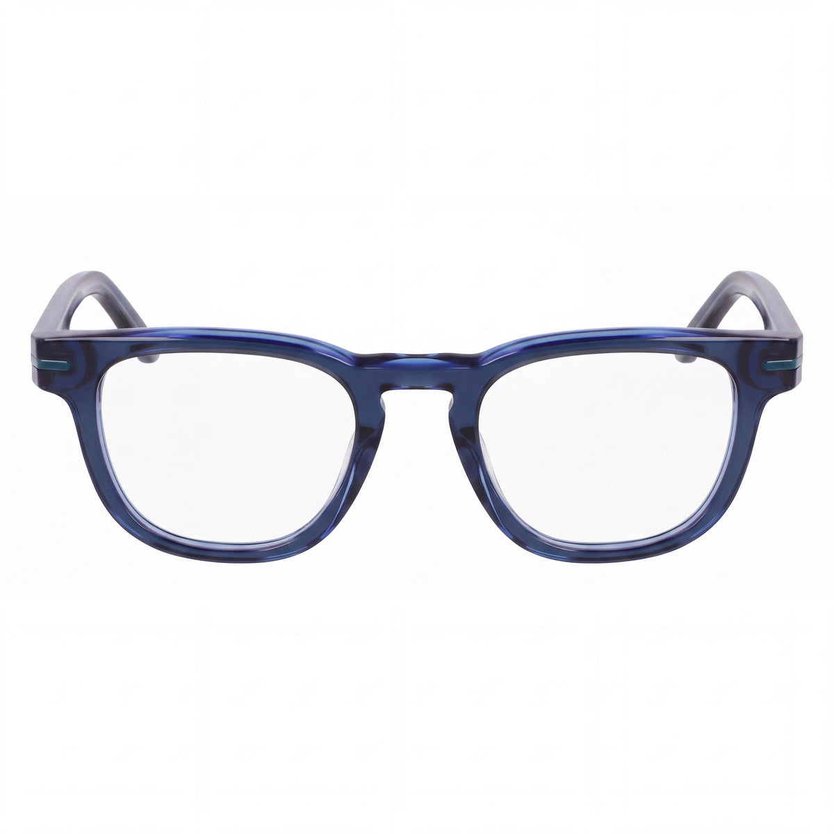 Nike 7175 Unisex Classic Acetate Eyeglasses with Teal Blue Laminate Frame and Polycarbonate Lenses 49-21-145, Photo 2