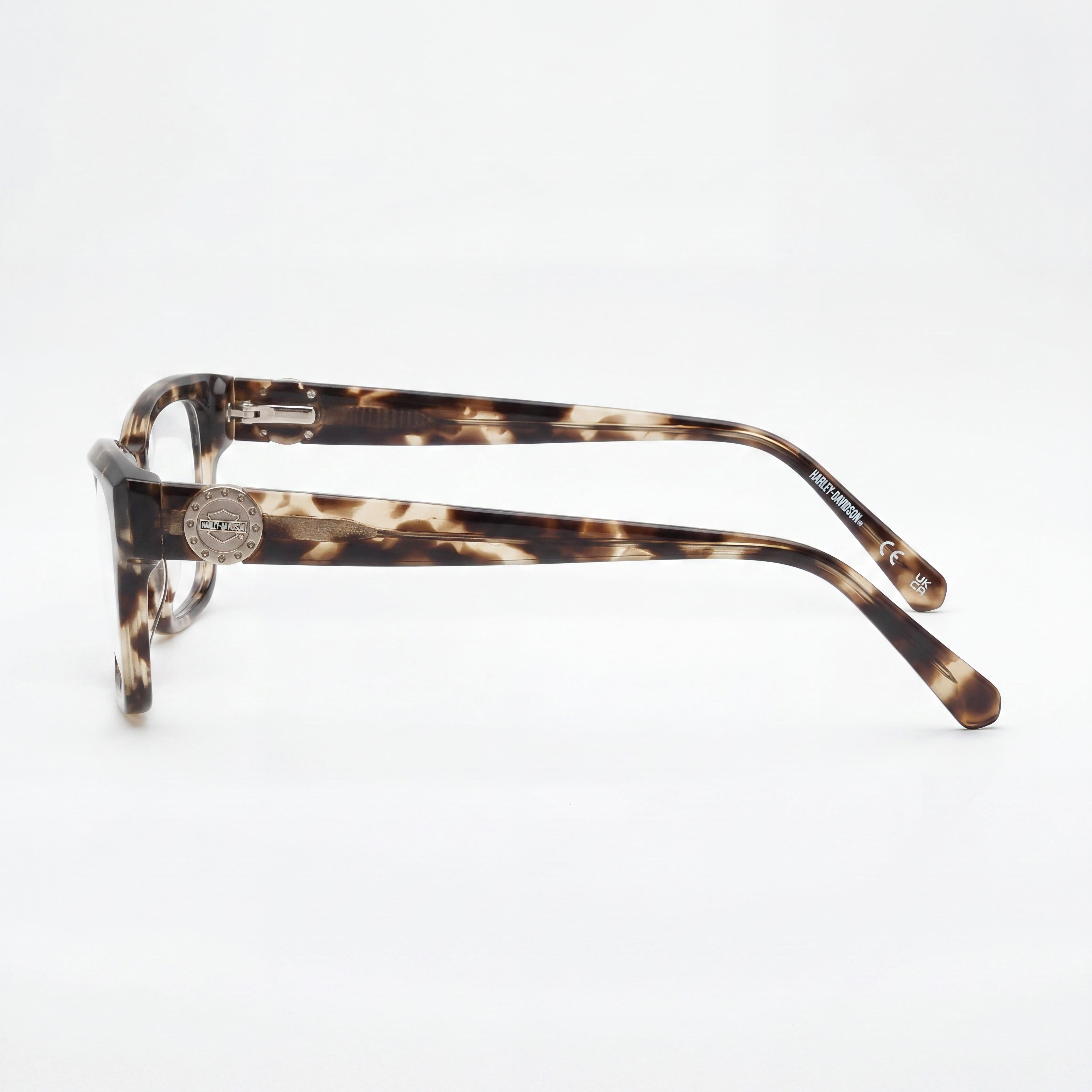 Harley-Davidson Hd50105 Unisex Non- Blonde Havana Polycarbonate Eyewear 53-16-140, Photo 2