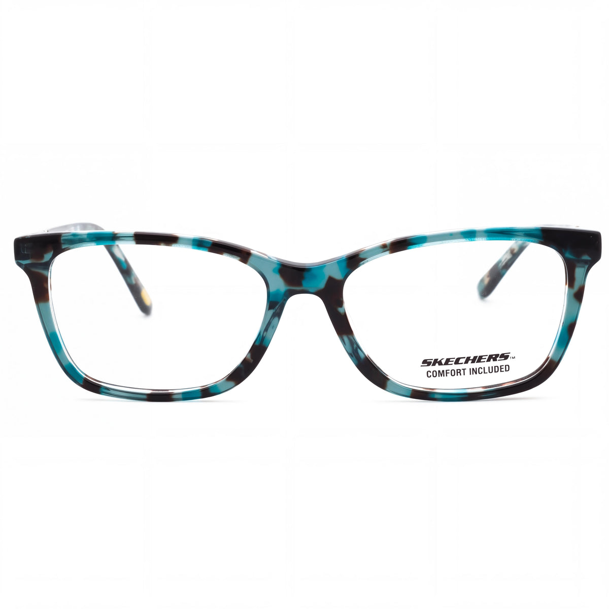 Gafas Skechers Se2154 unisex con montura de plástico azul y lentes de policarbonato transparentes 53-16-140, Photo 2