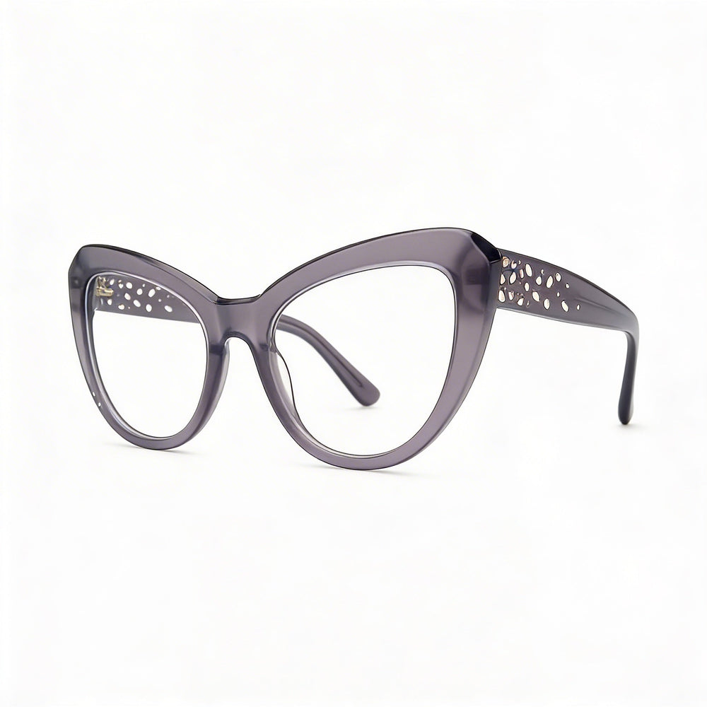 Guess Gm50016 Shiny Grey Rectangle Eyeglasses for Men, 53mm