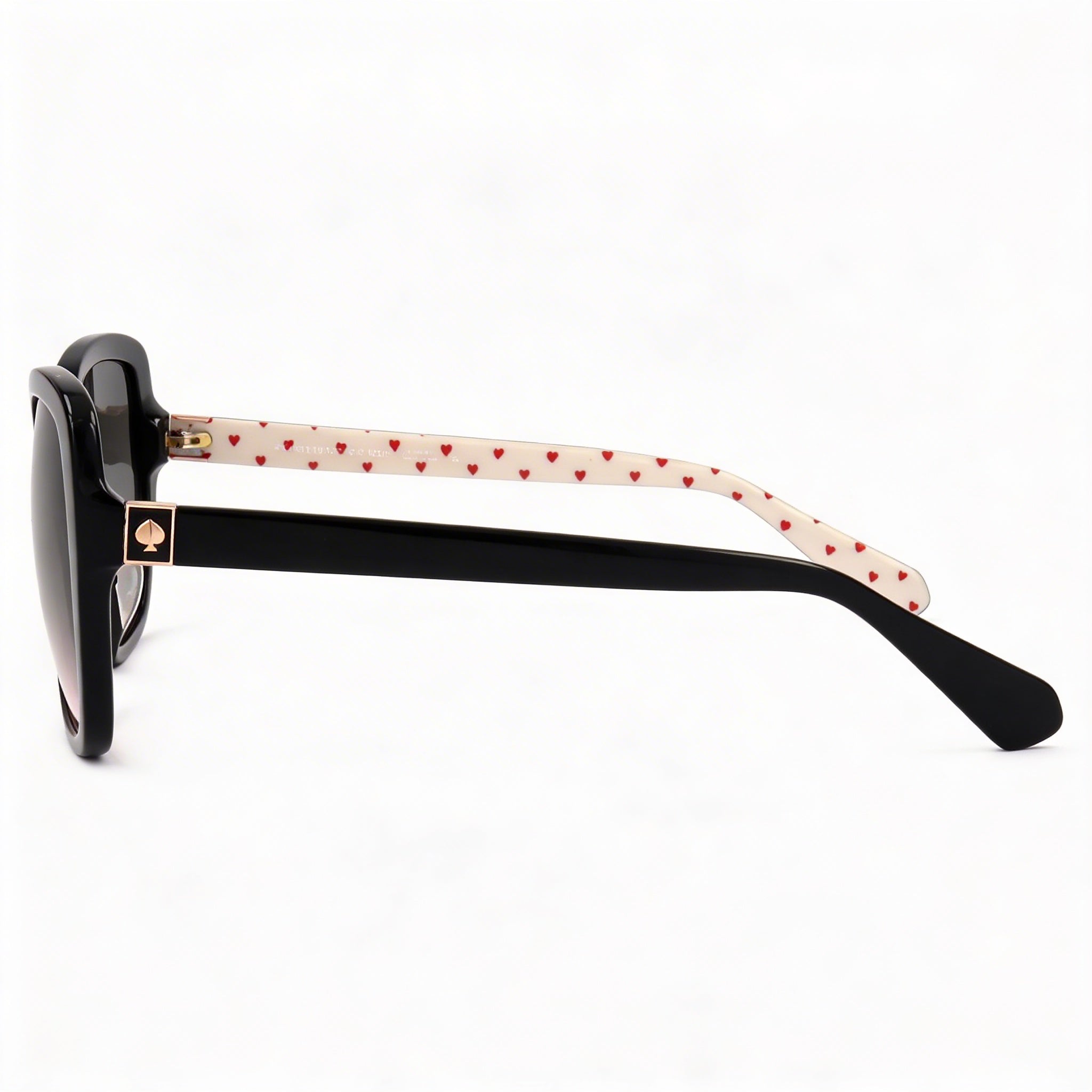 Kate Spade New York Wilhemina/S Women's Black Green Shaded Pink Plastic Prescription-Ready UV 300 Sunglasses 55mm, Photo 3