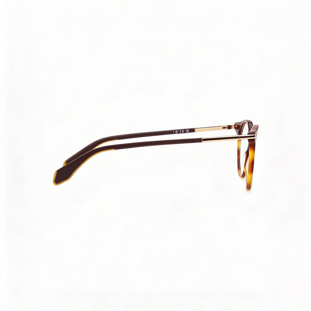 Adidas Originals Or5073 Gafas para hombre Dark Havana Marrón Oscuro Mate Montura de Plástico Policarbonato 51mm