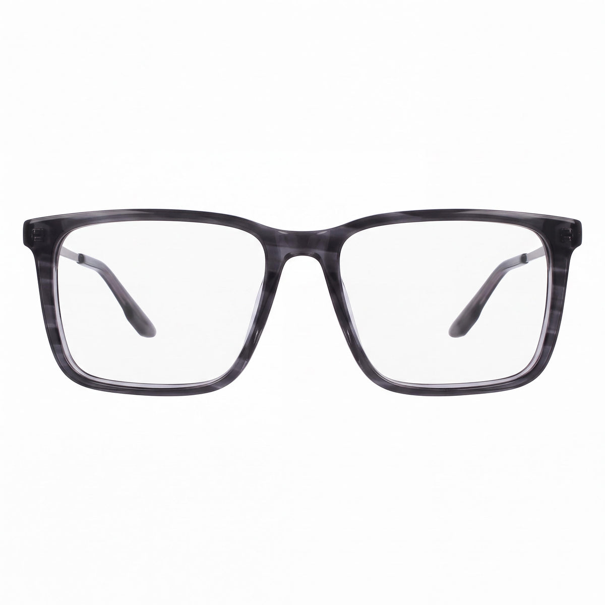 Columbia C8042 Men's Eyewear with Clear Polycarbonate Lenses and Dark Grey Horn Metal Frame 59mm, Photo 2
