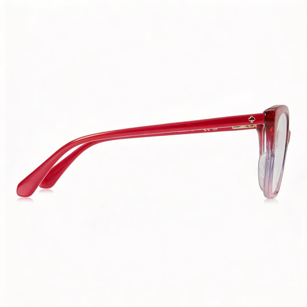 Gafas de sol de mujer modernas Kate Spade New York con montura de acetato azul verdoso y lentes de policarbonato, 51 mm de ancho de lente