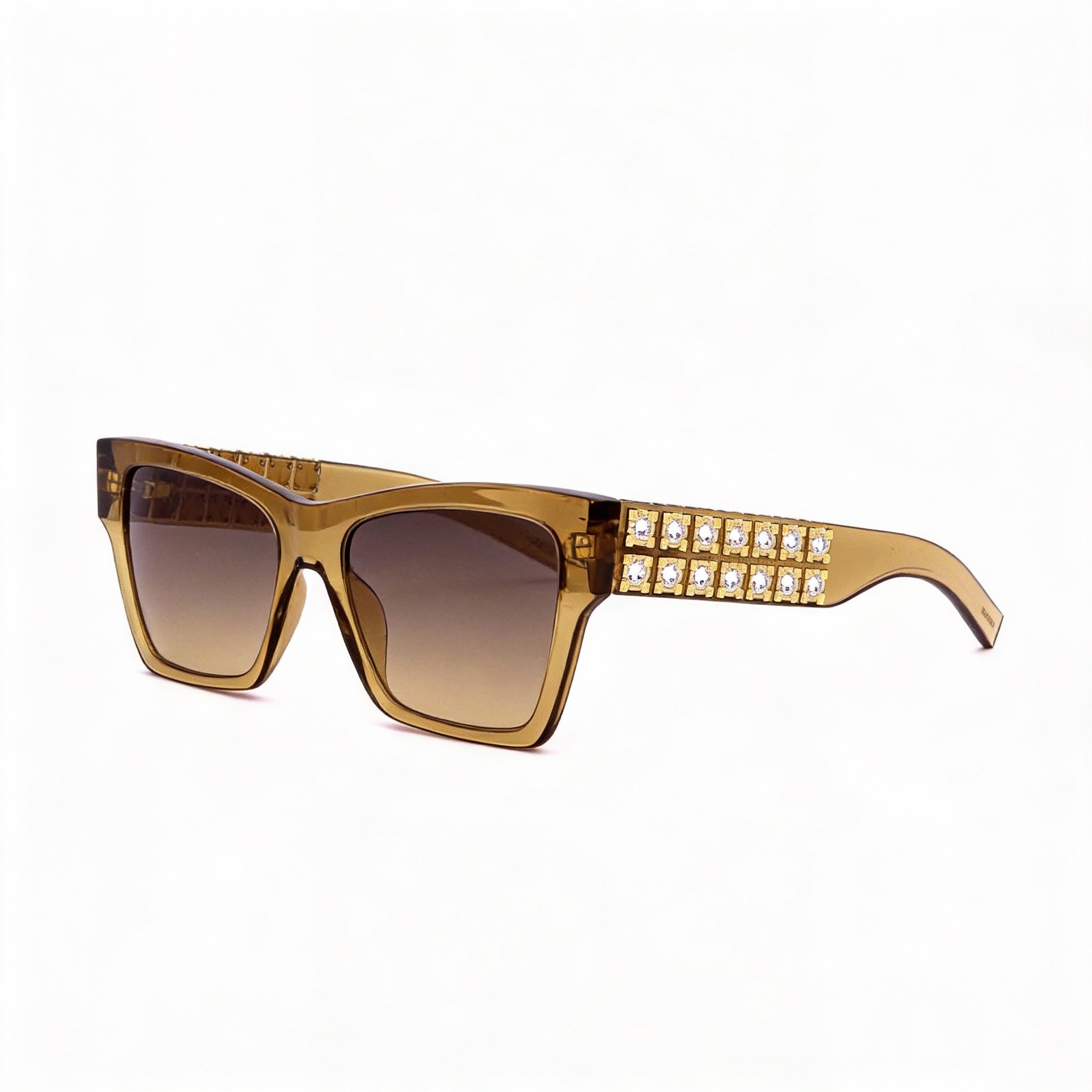 Givenchy Casual Women's Acetate Frame Sunglasses Shiny Beige Smoke Lens UV 400 54mm, Photo 3